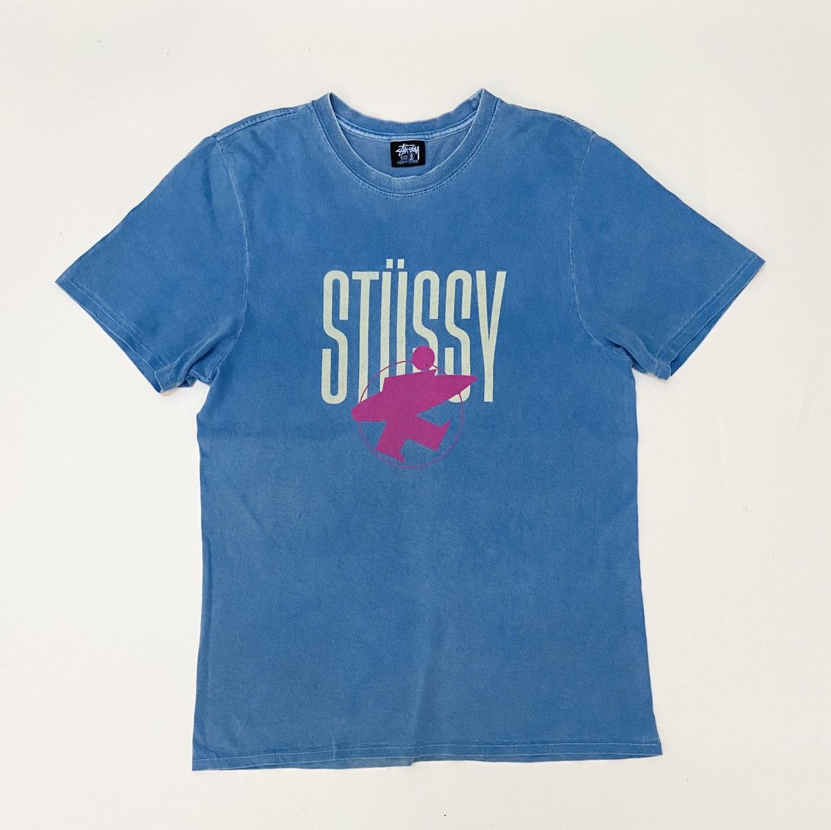 STUSSY SURFMAN SS21 PIGMENT DYED TEE