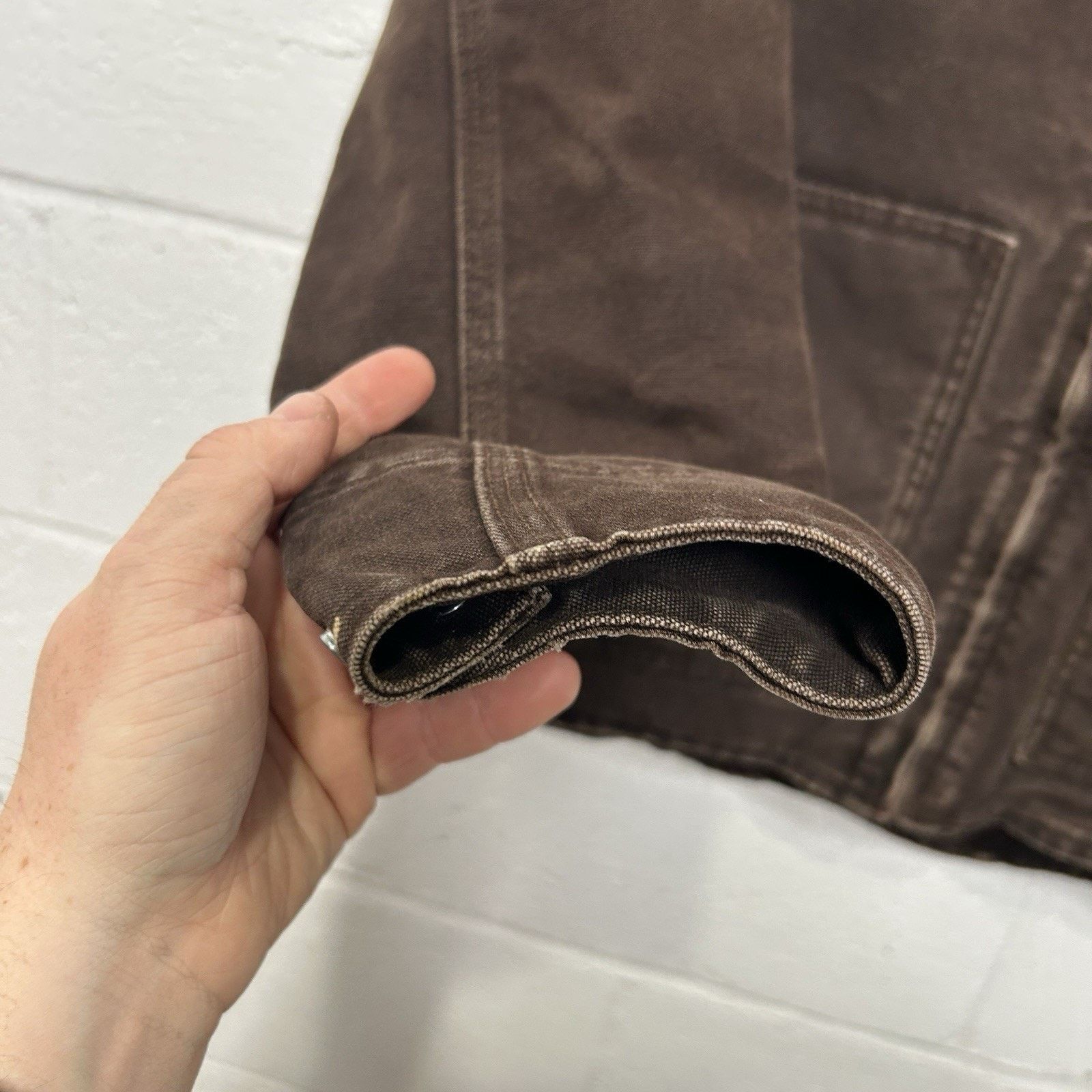 Carhartt Vintage Carhartt Sherpa-Lined Jacket “Dark Brown” WJ022 DKB Size L / US 10 / IT 46 - 5 Thumbnail