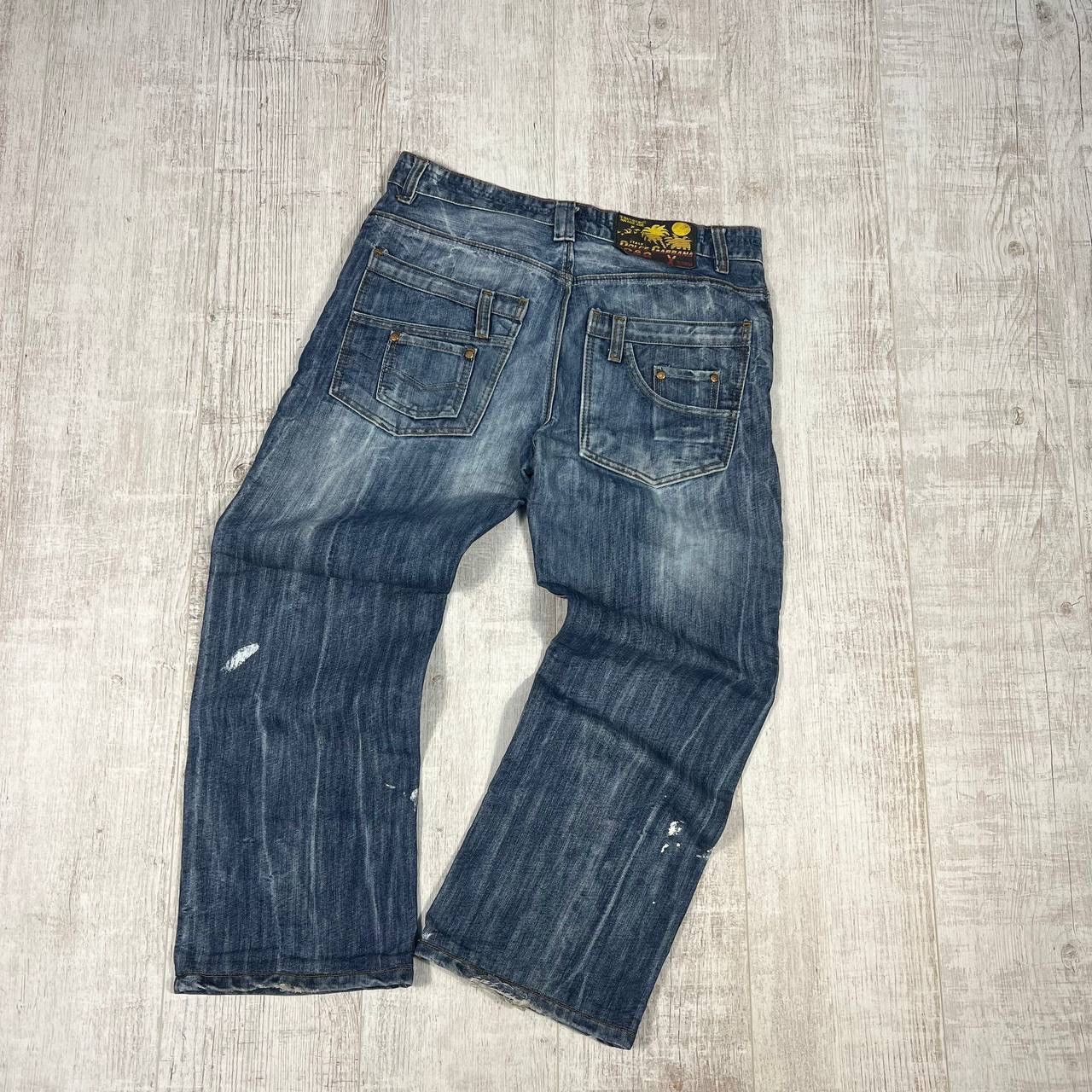 image of Crazy Jeans Dolce Gabbana Luxury Y2K Avangart Style 00S Y2K in Blue, Men's (Size 33)