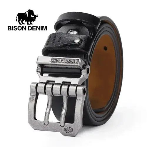 Designer 130cm Bison Denim Belt Size ONE SIZE - 1 Thumbnail