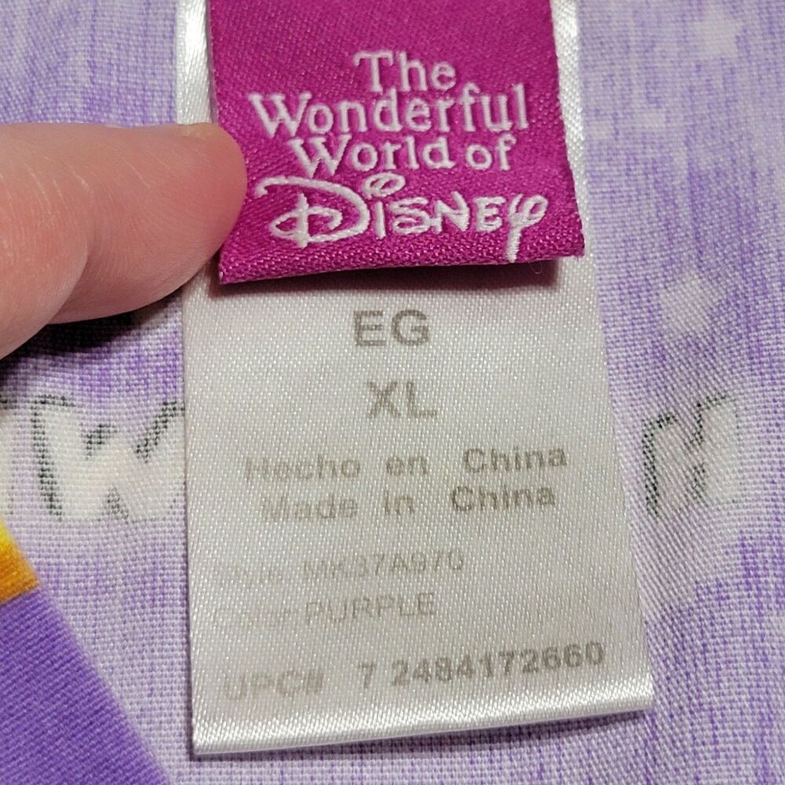 Disney The Wonderful World Of Disney Halloween Scrub Top - Size XL Size XL / US 12-14 / IT 48-50 - 5 Thumbnail
