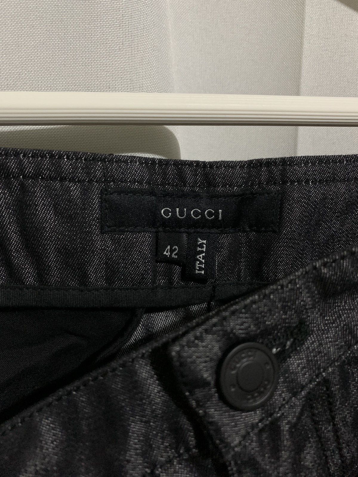 Gucci × Tom Ford × Vintage 2001 GUCCI By Tom Ford Baggy Wide Leg Double Waist Band Size 28" / US 6 / IT 42 - 3 Thumbnail