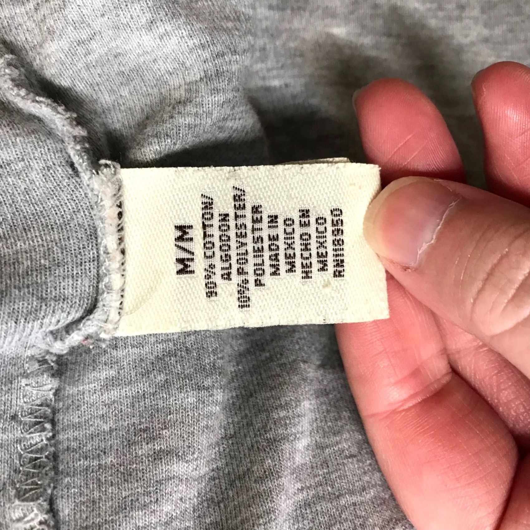 Vintage Polo Jeans Co. Ralph Lauren Womens T-Shirt Gray Graphic Crest Long Sleeve Crew Neck Medium Size M / US 6-8 / IT 42-44 - 8 Thumbnail