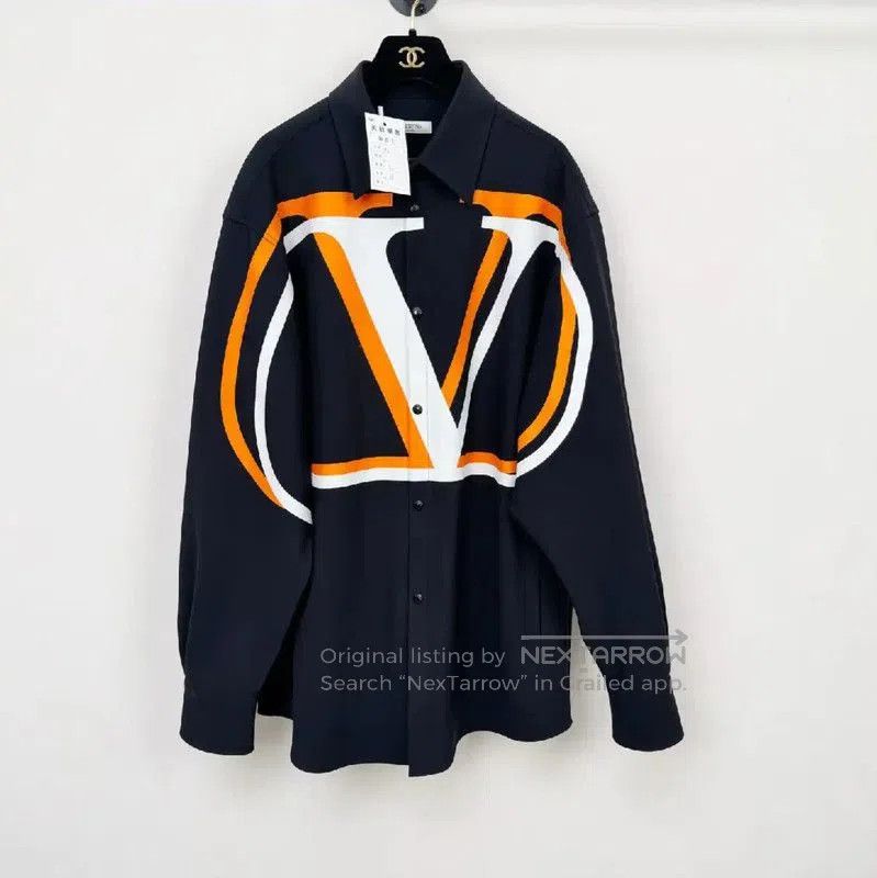 Valentino Valentino Black Long Sleeve Oversized Shirt . Size US XXL / EU 58 / 5 - 1 Thumbnail