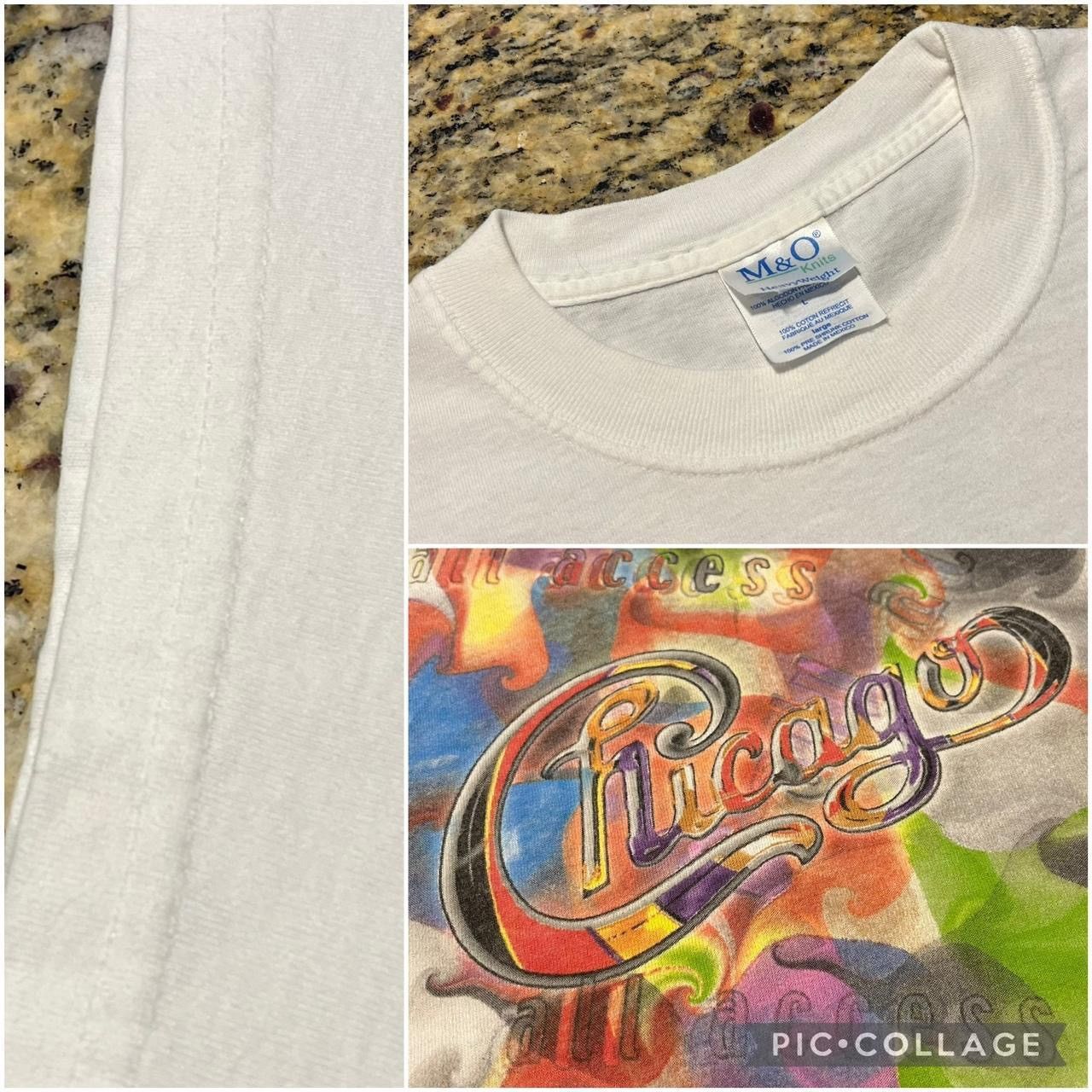 Band Tees × Vintage Vintage M&O Knits Chicago Band Music Concert Tour Tshirt Size US L / EU 52-54 / 3 - 3 Thumbnail