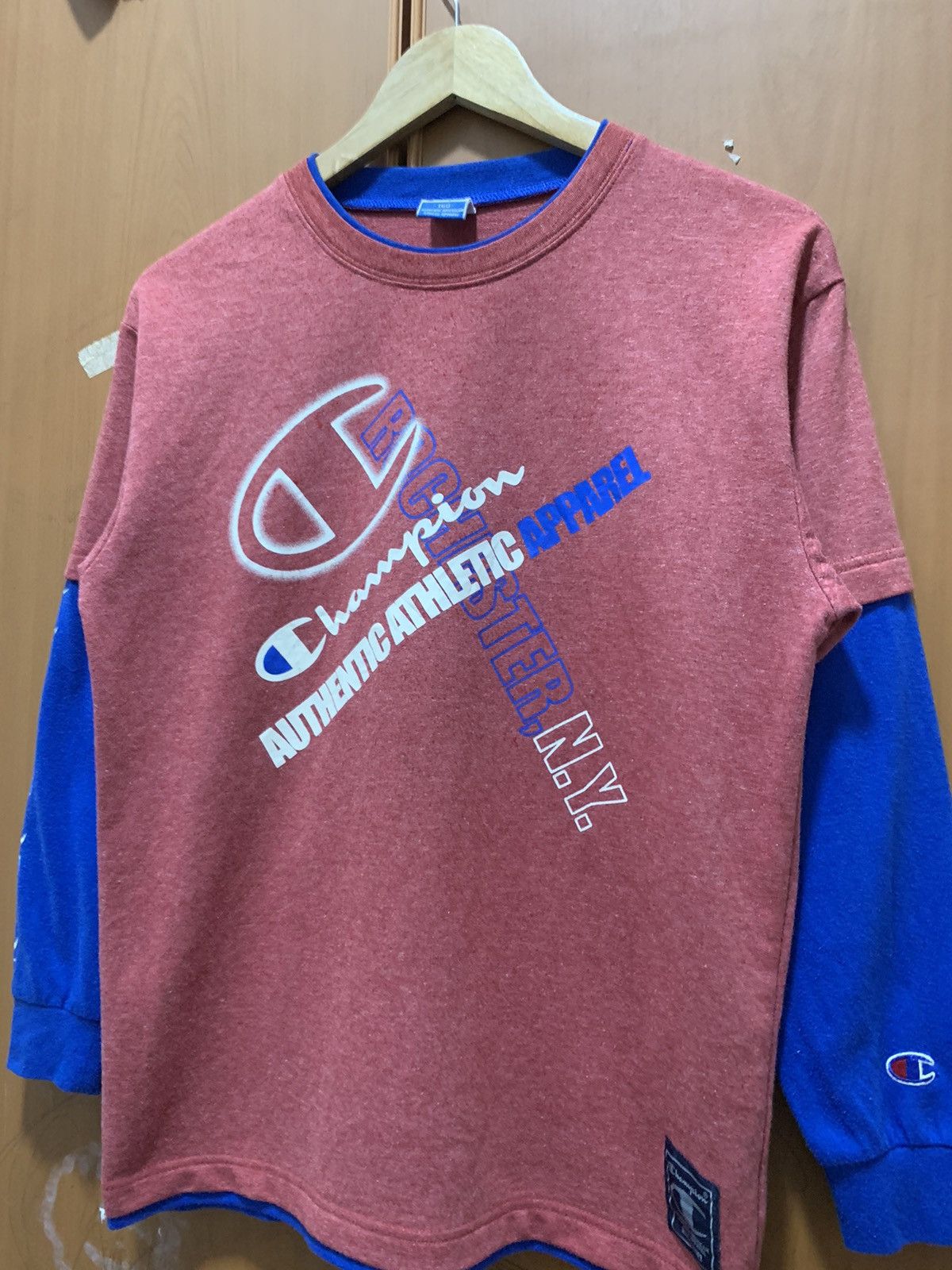 Champion Champion Double Layer Long Sleeve Tshirt Size US M / EU 48-50 / 2 - 4 Thumbnail