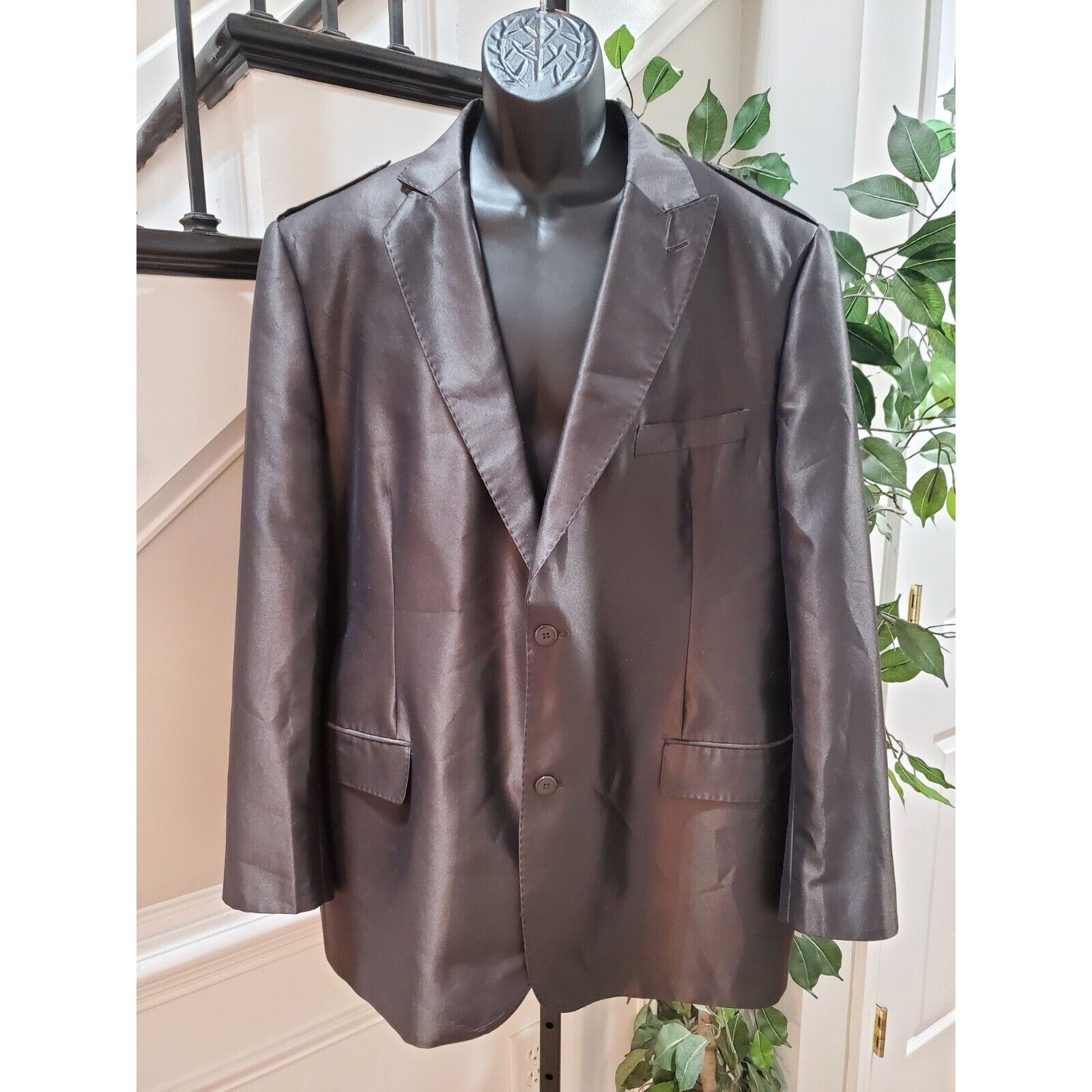 Other E.J. Samuel Designer Polyester Long Sleeve Blazer Size 48 Size 48R - 1 Thumbnail