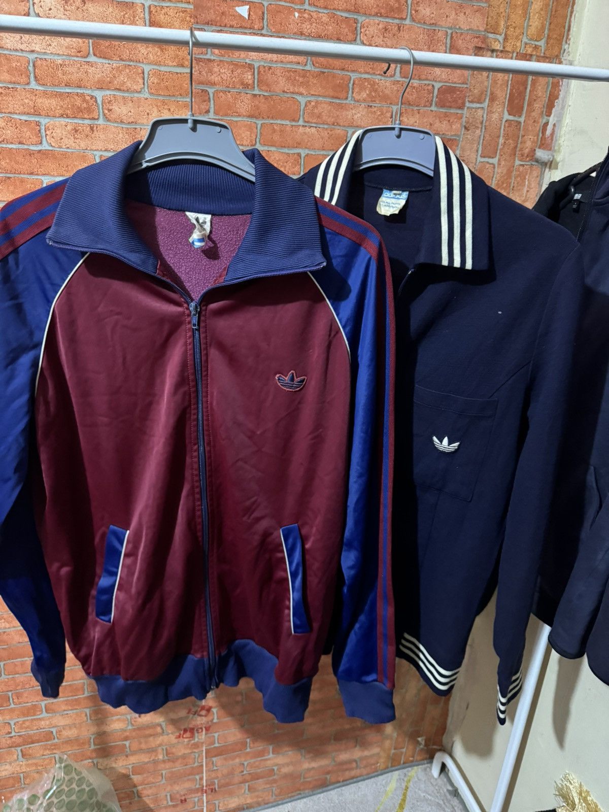 Combo Vintage Adidas Track Jackets West Germany