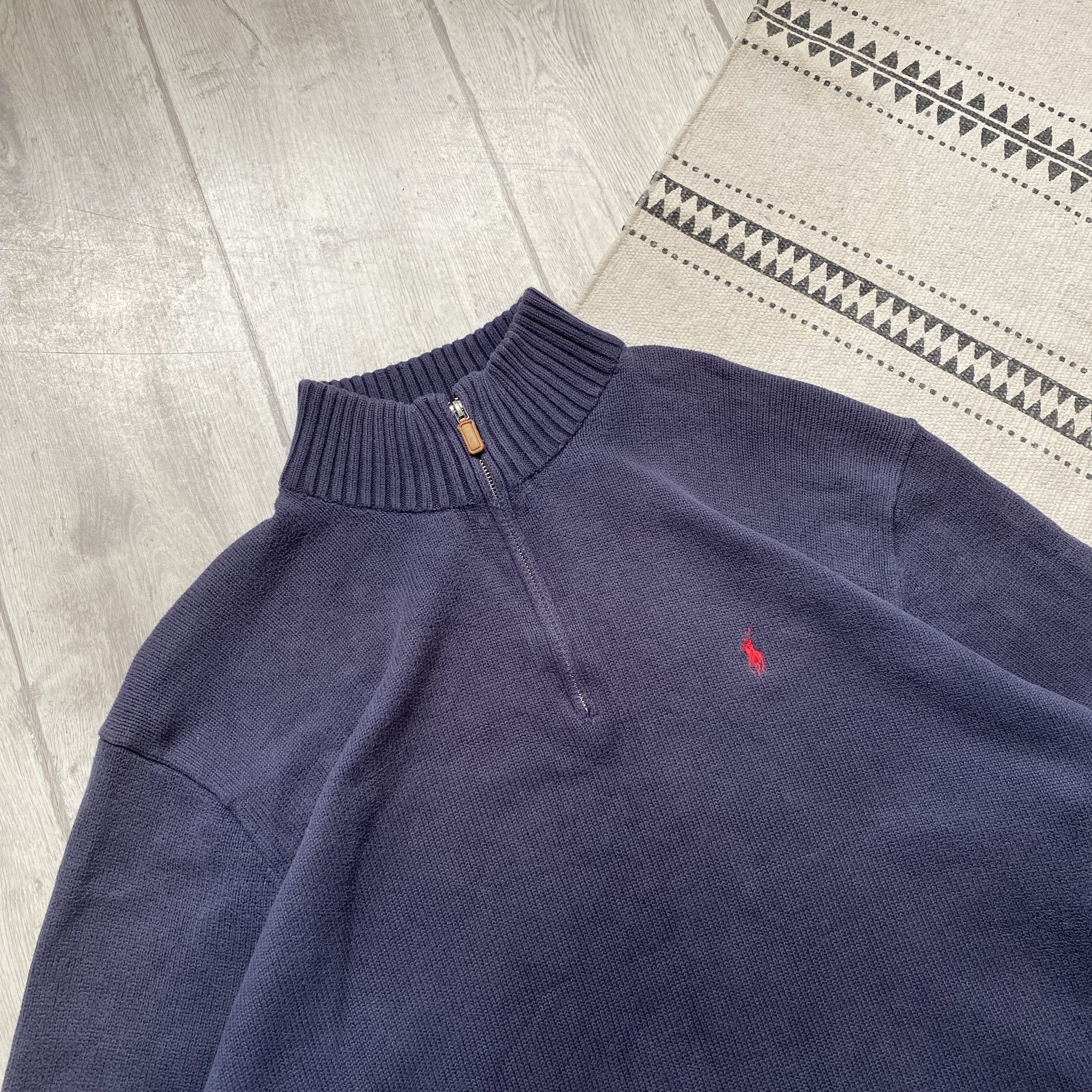 Polo Ralph Lauren Vintage 90s Faded POLO Ralph Lauren boxy sweater knit Size US XXL / EU 58 / 5 - 2 Thumbnail