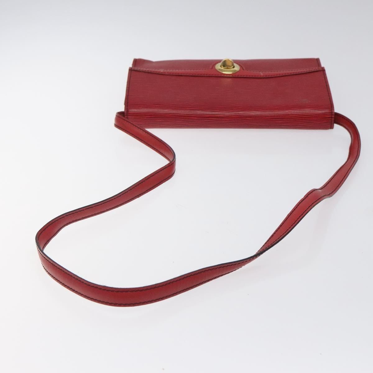 Louis Vuitton LOUIS VUITTON Epi Pochette Arche Shoulder Bag Red M52577 Size ONE SIZE - 7 Thumbnail