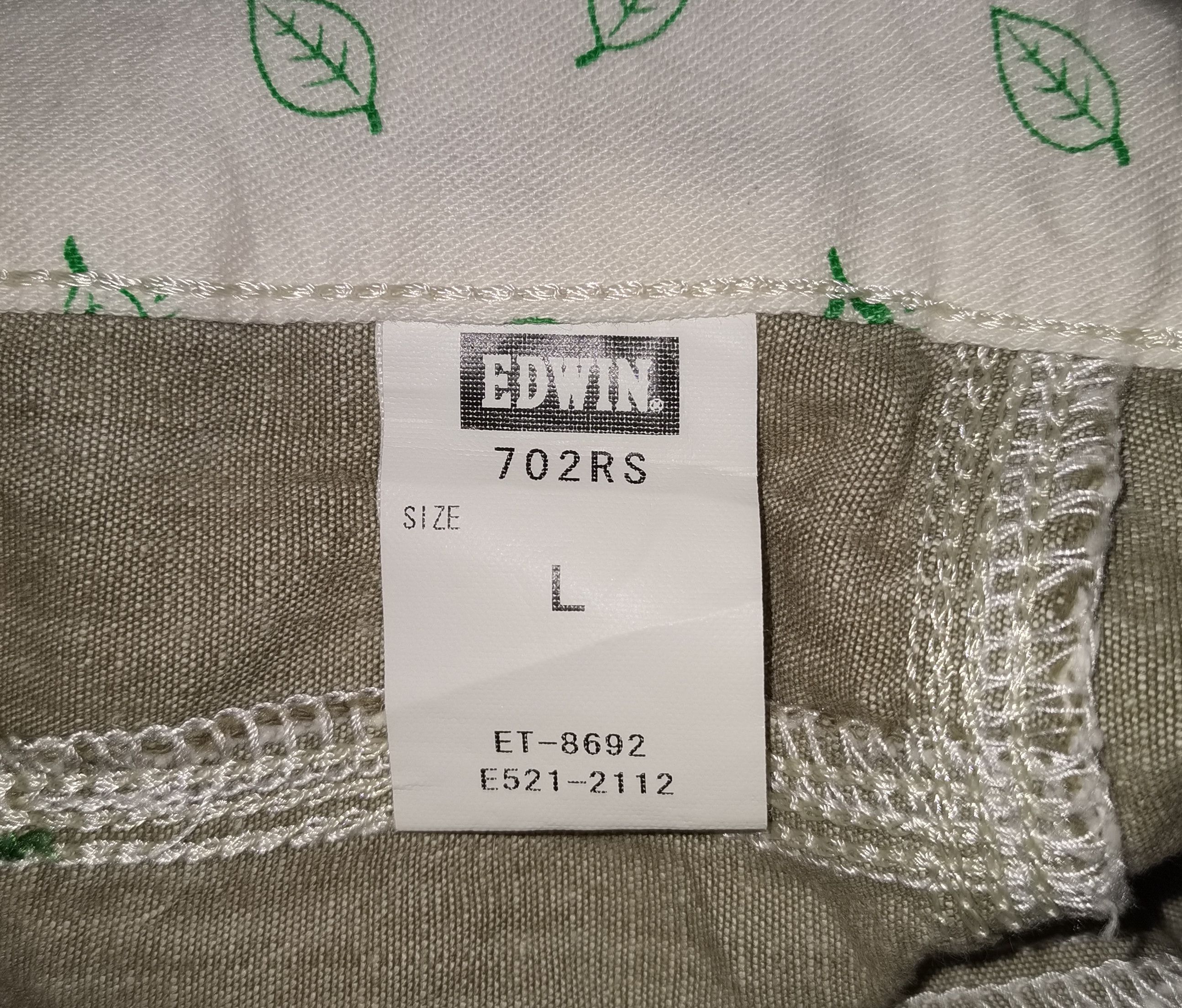 Edwin EDWIN 702RS BANANA FIBRE DRAWSTRING JEANS Size US 36 / EU 52 - 4 Thumbnail