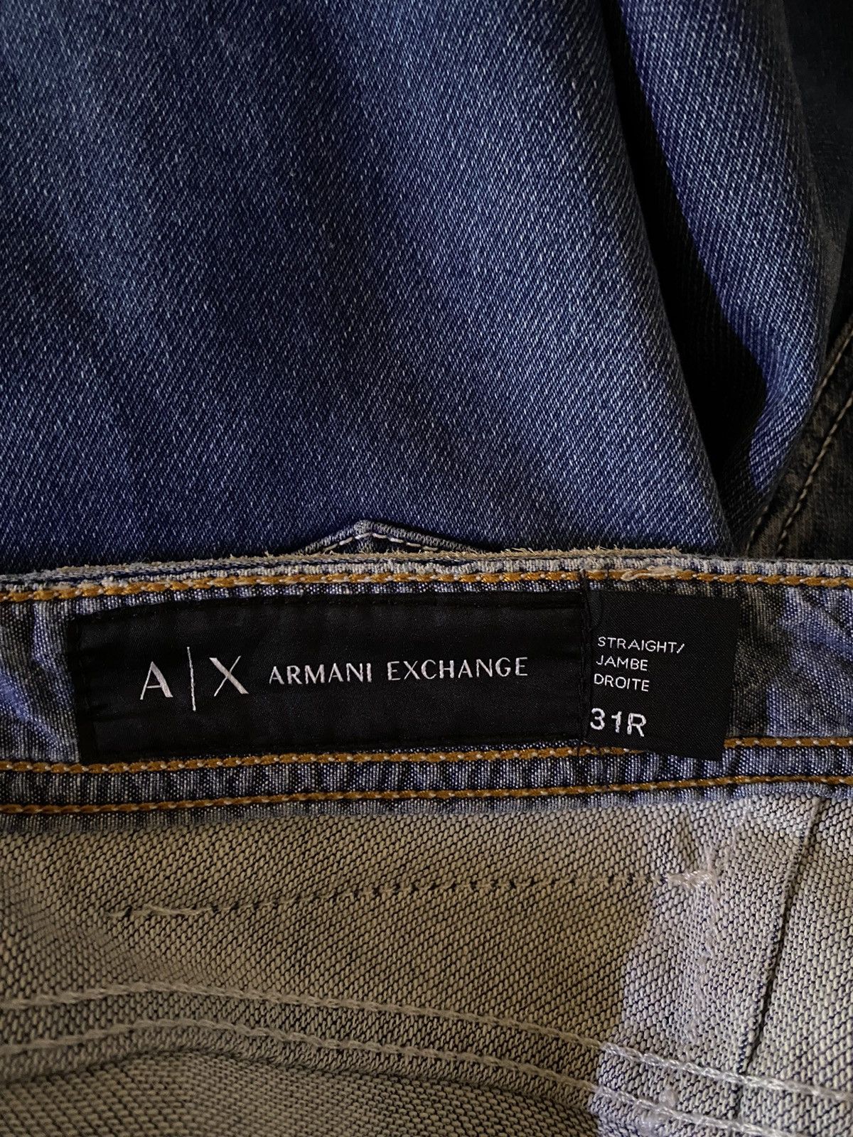 Armani Exchange × Designer × Vintage Armani Exchange Slim Fit Blue Denim Size US 32 / EU 48 - 7 Thumbnail
