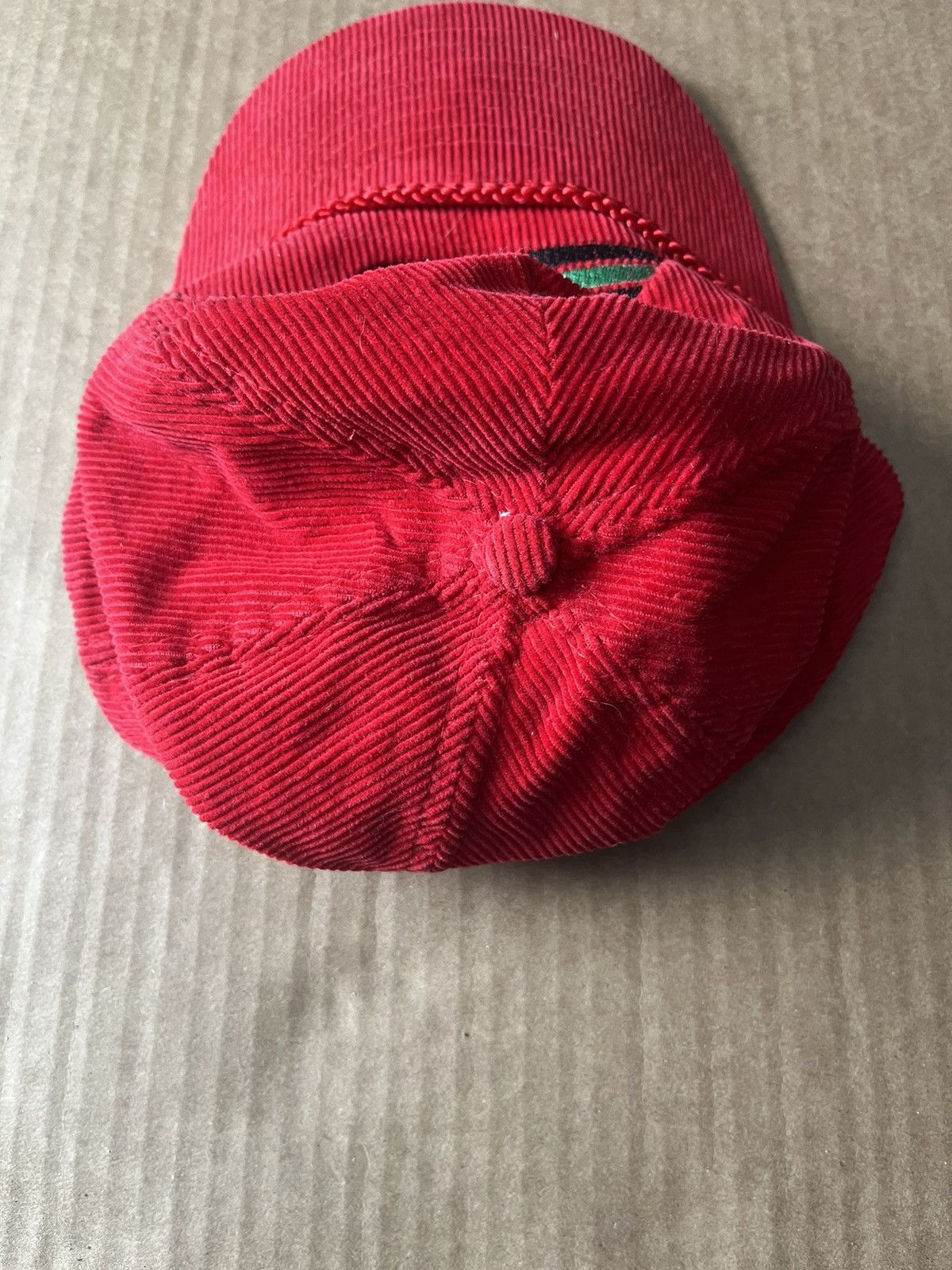 Vintage Vintage red corduroy BCT inc hat Size ONE SIZE - 2 Thumbnail