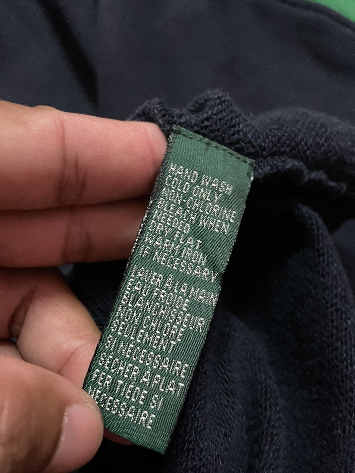 Polo Ralph Lauren Green Tag Vintage Half Zipper Polo Ralph Lauren Crossflag Size US XL / EU 56 / 4 - 7 Thumbnail