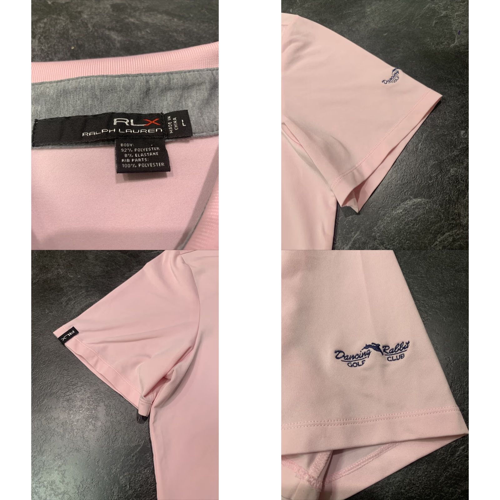 Ralph Lauren Ralph Lauren Polo Golf Shirt Mens Large Light Pink Short Sleeve Striped Size US L / EU 52-54 / 3 - 4 Thumbnail