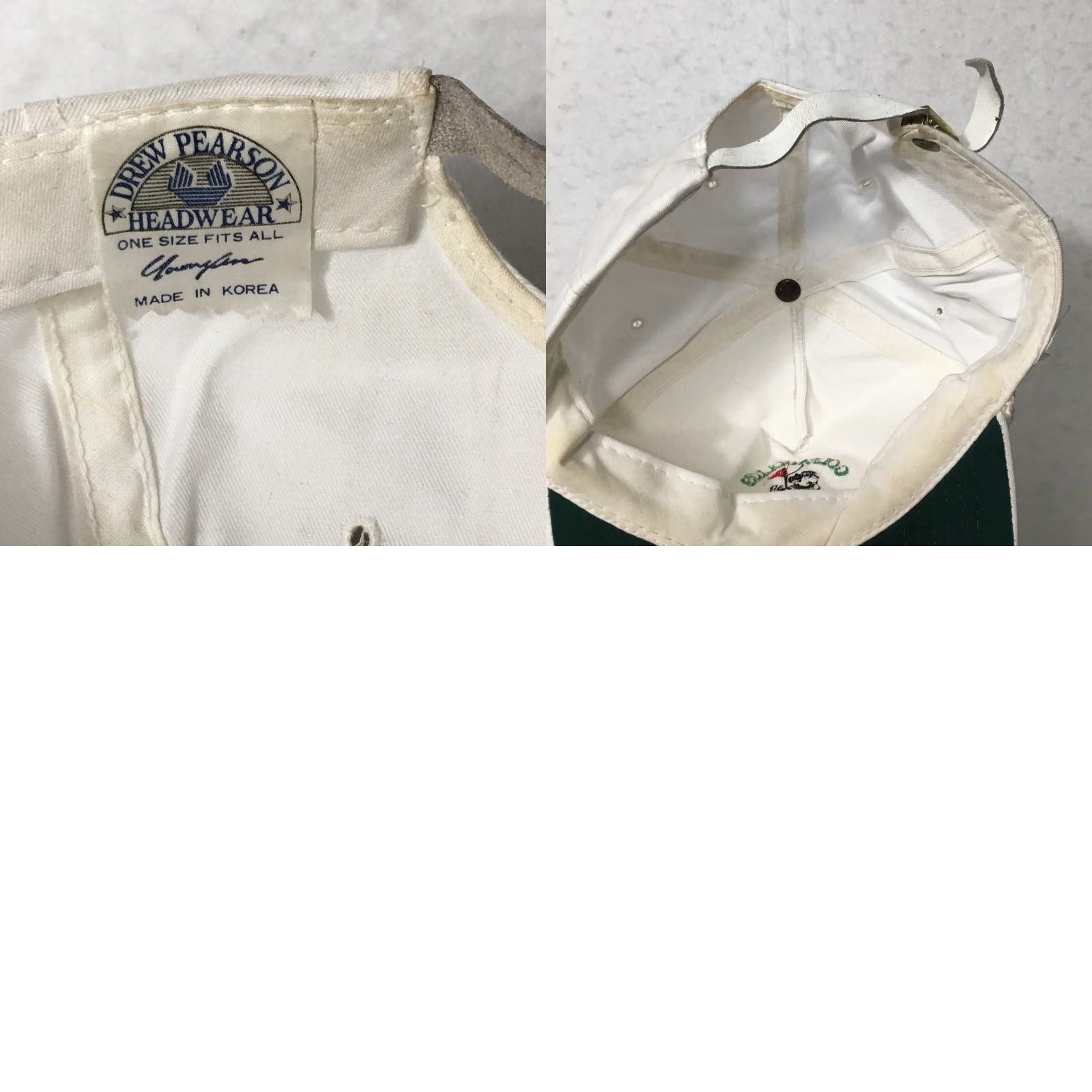 Vintage VINTAGE 90s GOLFAHOLICS ANONYMOUS CAP HAT Mens White adjustable Size ONE SIZE - 8 Thumbnail