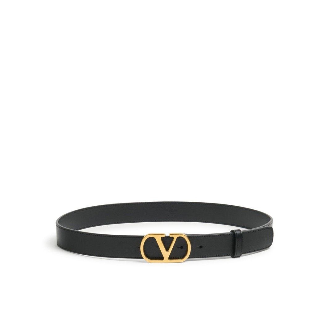 VALENTINO GARAVANI Black 30mm Belt New & Authentic (Women's
