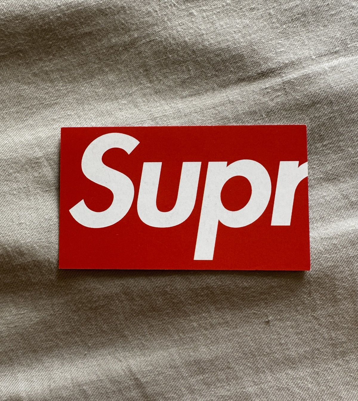 Supreme Supreme Paris Business Card Size ONE SIZE - 2 Thumbnail