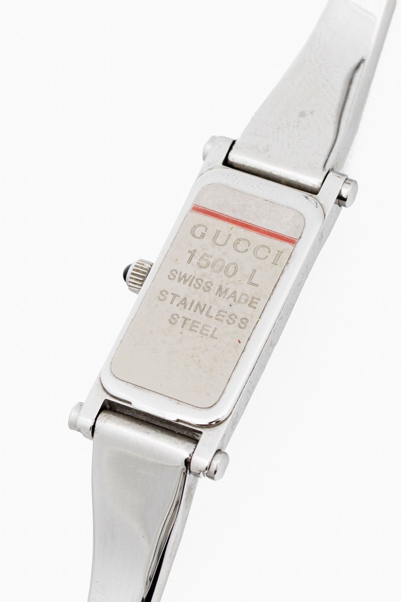 Gucci Gucci 1500L Stainless Steel Rectangle-Face Bangle Watch Size ONE SIZE - 4 Thumbnail