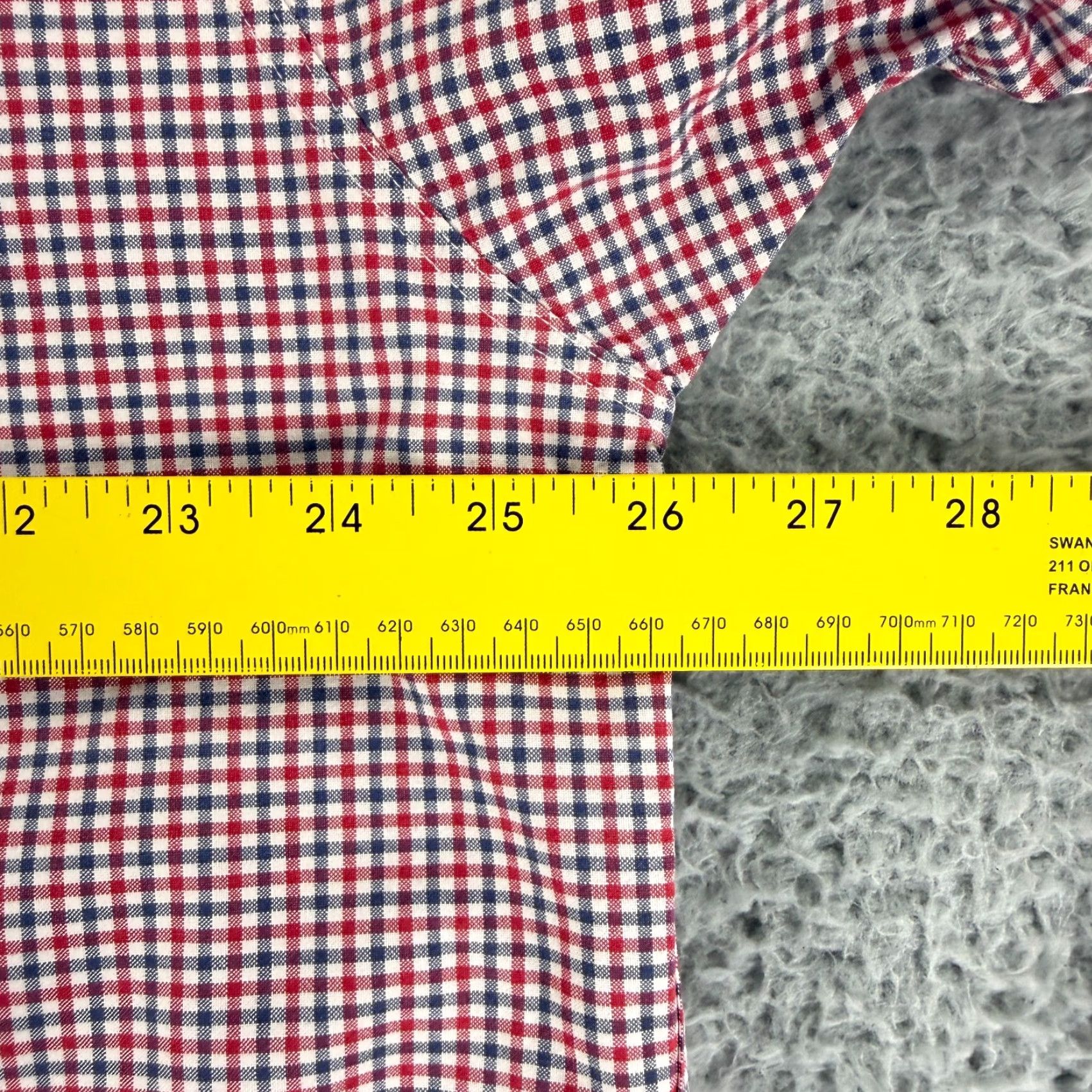 Abercrombie & Fitch Abercrombie & Fitch Button-Up Shirt Mens Large Red Check Print Long Sleeve VTG Size US L / EU 52-54 / 3 - 5 Thumbnail