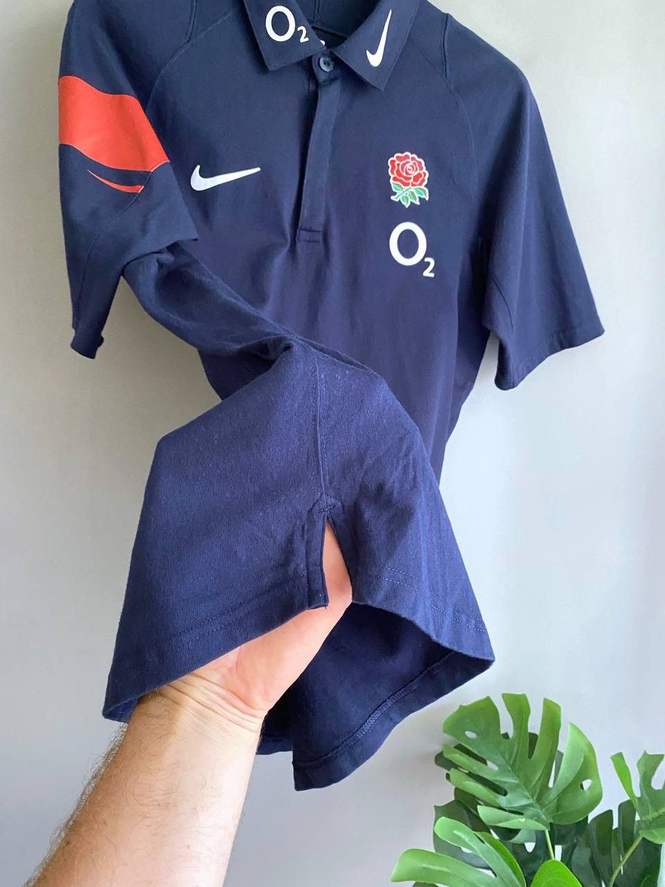 Nike Vintage Nike England Union O2 Rugby Jersey Polo Shirt Size M Size US M / EU 48-50 / 2 - 10 Thumbnail