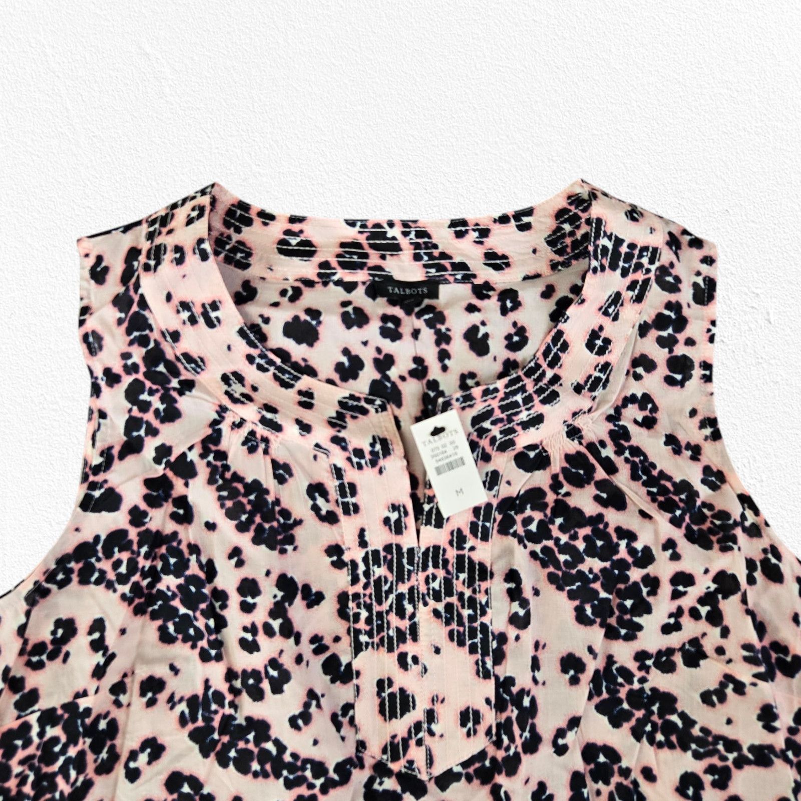 Other Pink Animal Print Sleeveless Blouse Size Medium Size M / US 6-8 / IT 42-44 - 3 Thumbnail