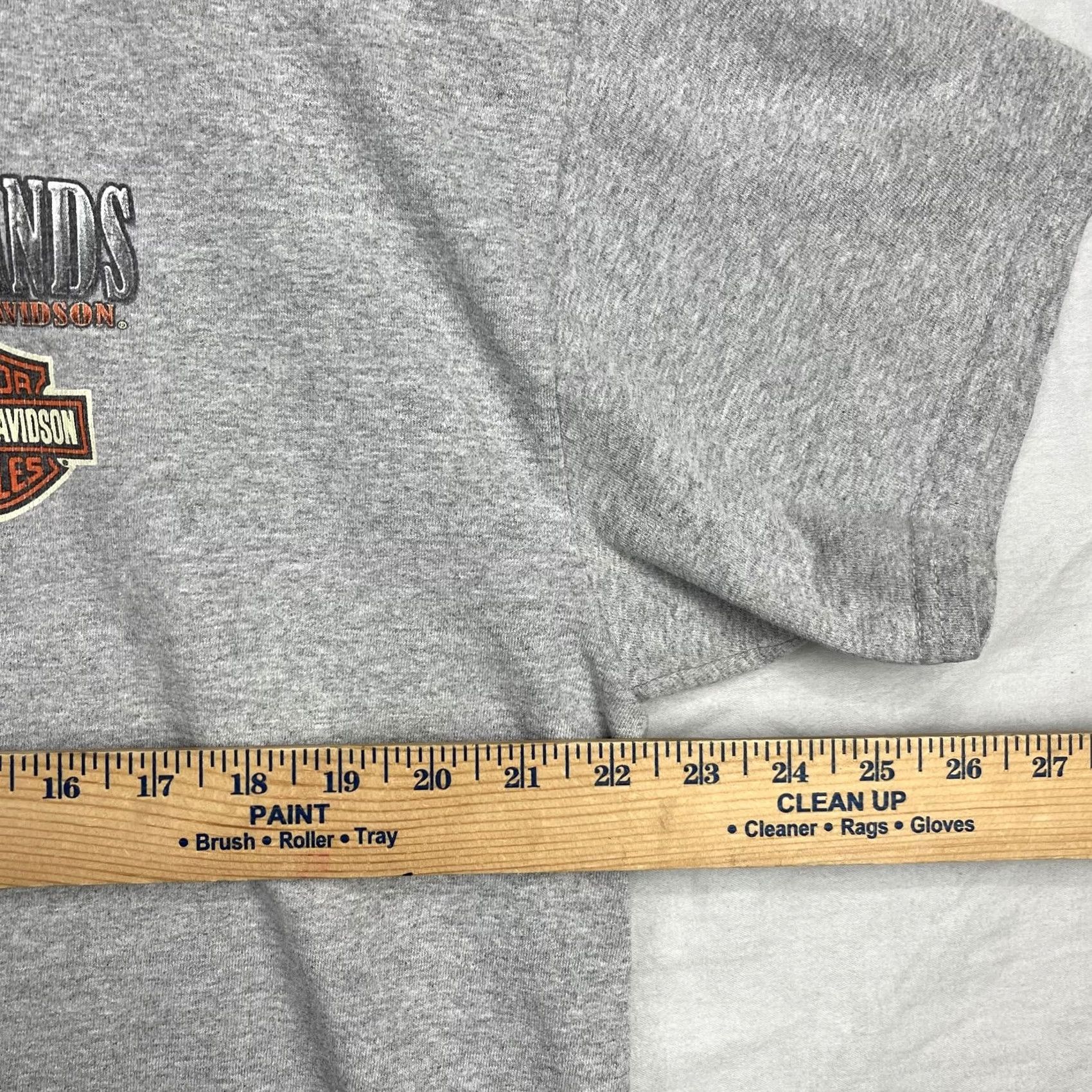 Harley Davidson Harley-Davidson Shirt Mens XL Gray Badlands Wall South Dakota Bull Skull Biker Graphic Print Crew Neck Short Sleeve T-Shirt USA 90s Event Theme Size US XL / EU 56 / 4 - 7 Thumbnail
