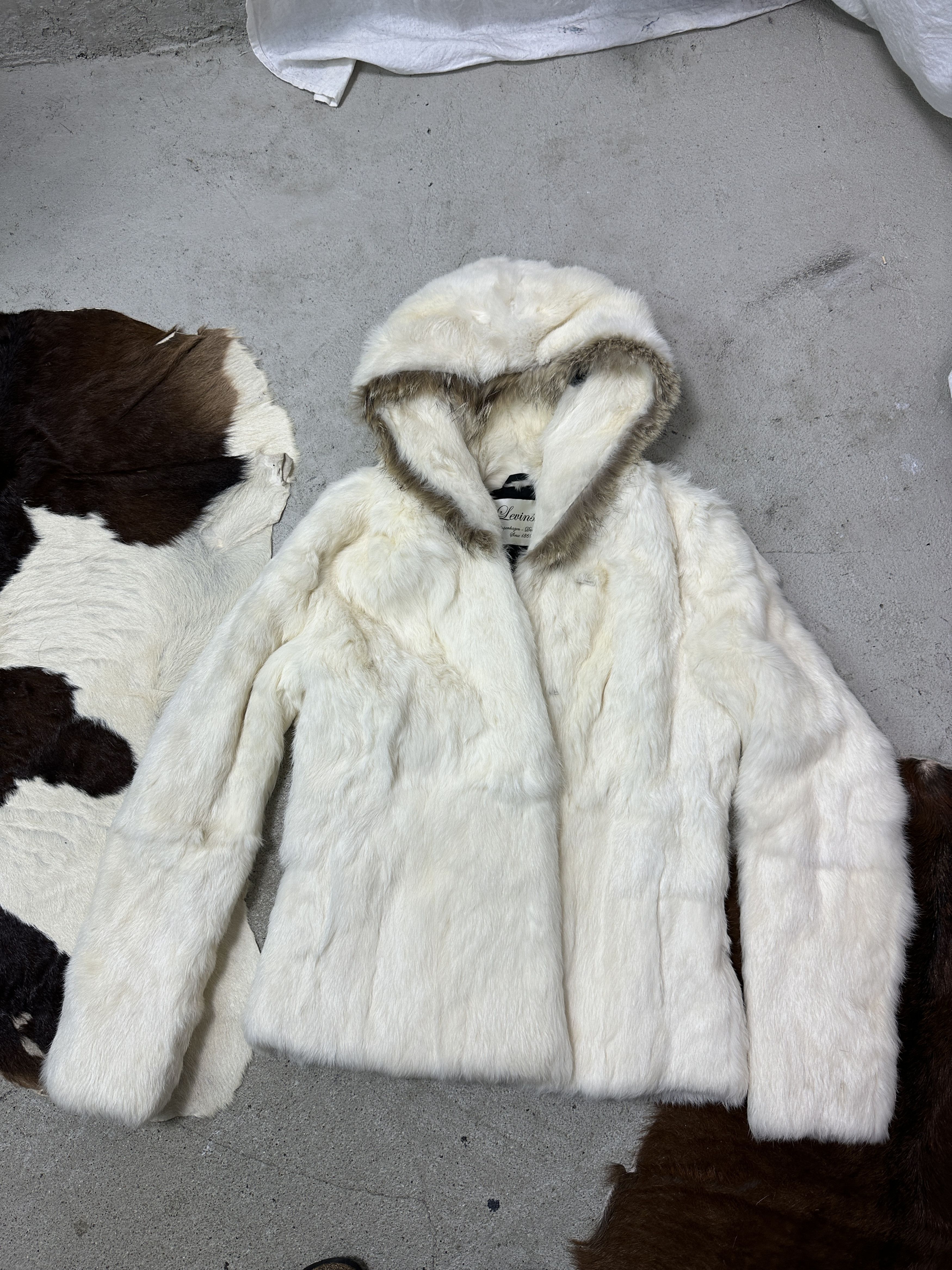 Vintage Vintage Old Money Hooded Real Rabbit Fur 90s Size S / US 4 / IT 40 - 6 Thumbnail