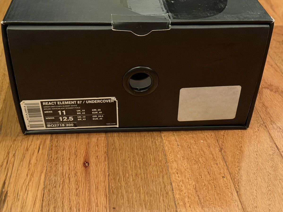 Nike × Undercover Nike x Undercover React Element 87 in Undercover Green Mist Size US 11 / EU 44 - 9 Thumbnail