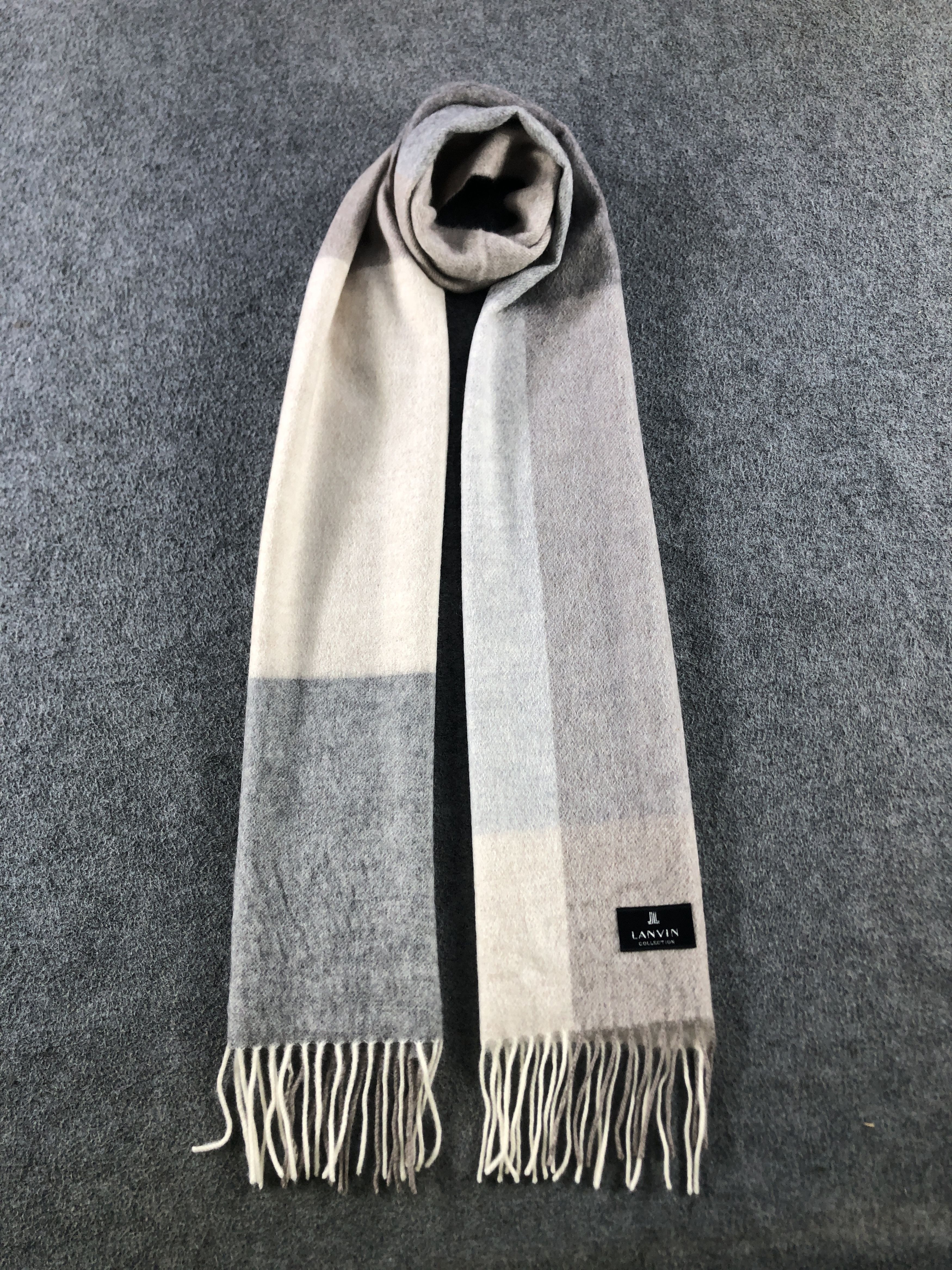 Lanvin Lanvin Cashmere Scarf / Muffler / Neckwear P746 Size ONE SIZE - 1 Thumbnail