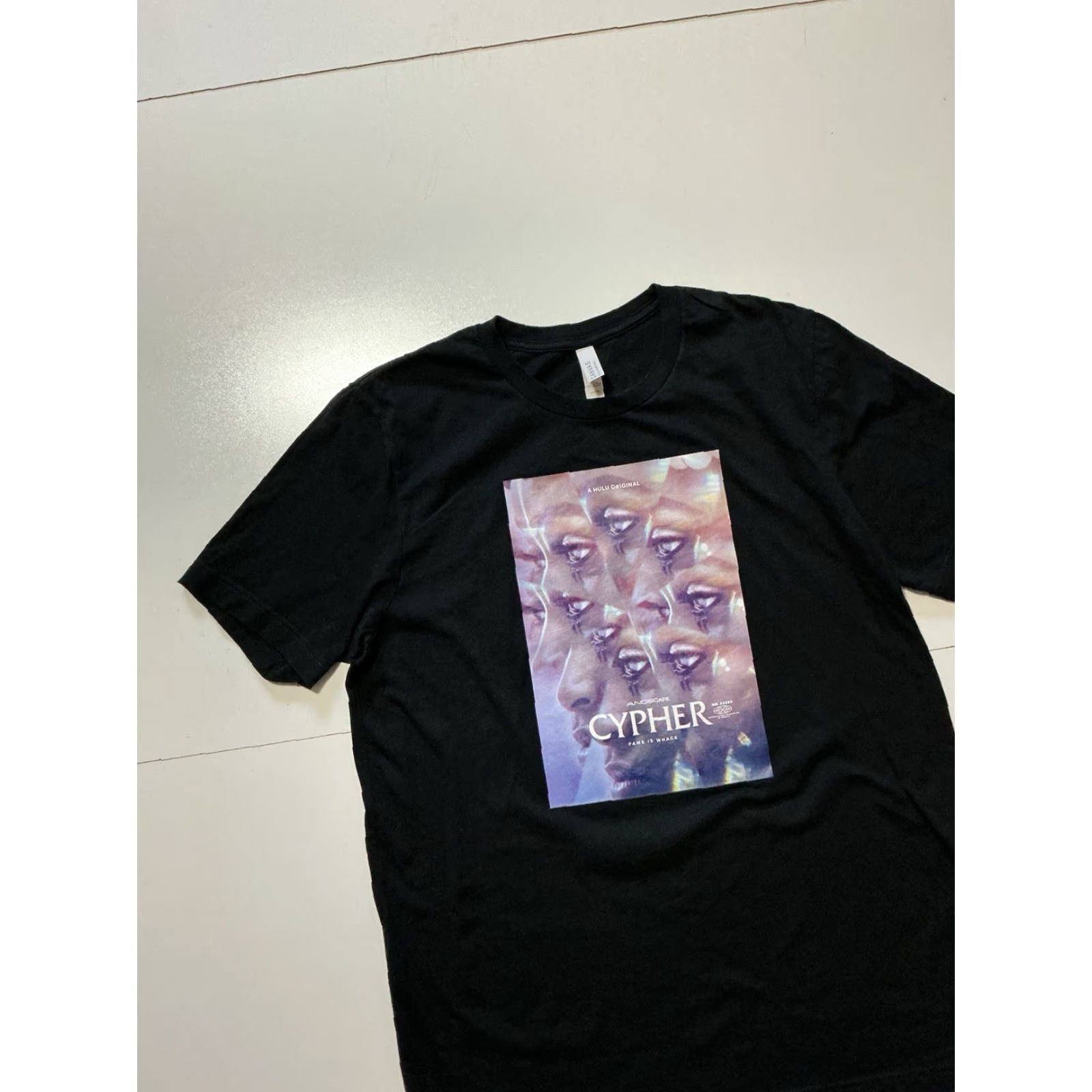 Vintage Tierra Whack Cypher Pseudo Music Documentary Fame Is Whack Graphic T-Shirt Sz. L Mens Black Size US L / EU 52-54 / 3 - 4 Thumbnail