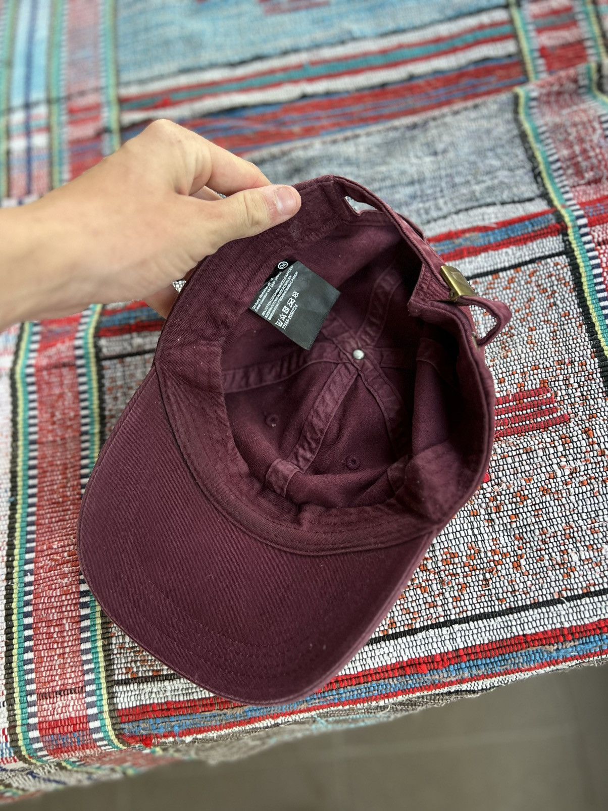 If Six Was Nine Vintage Red Dad Cap 🔺 | Clean Everyday Essential Size ONE SIZE - 6 Thumbnail
