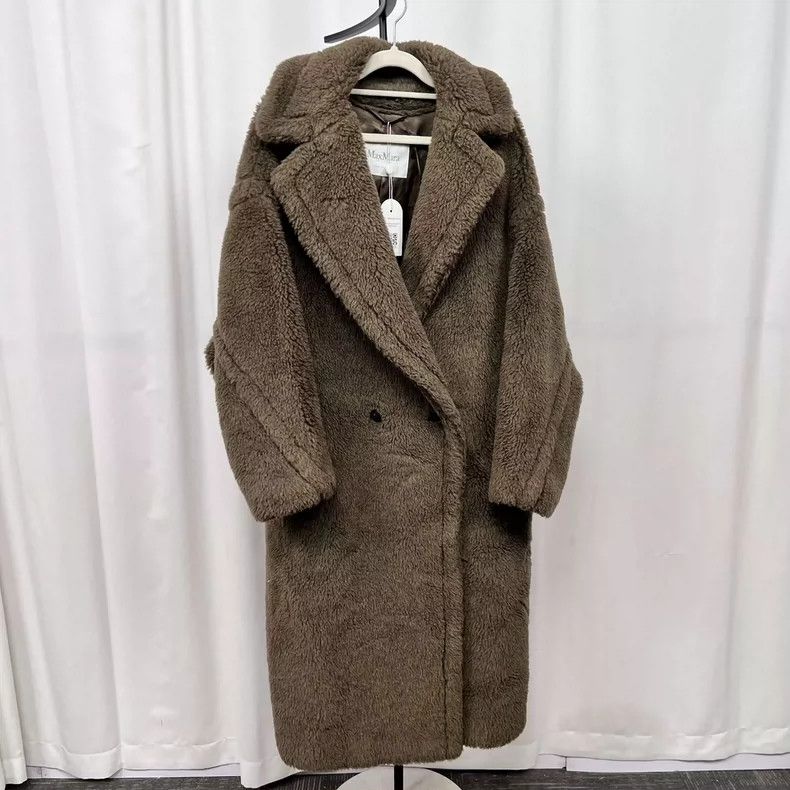 Max Mara Max Mara Teddy Bear Coat Olive Green Size M / US 6-8 / IT 42-44 - 1 Thumbnail
