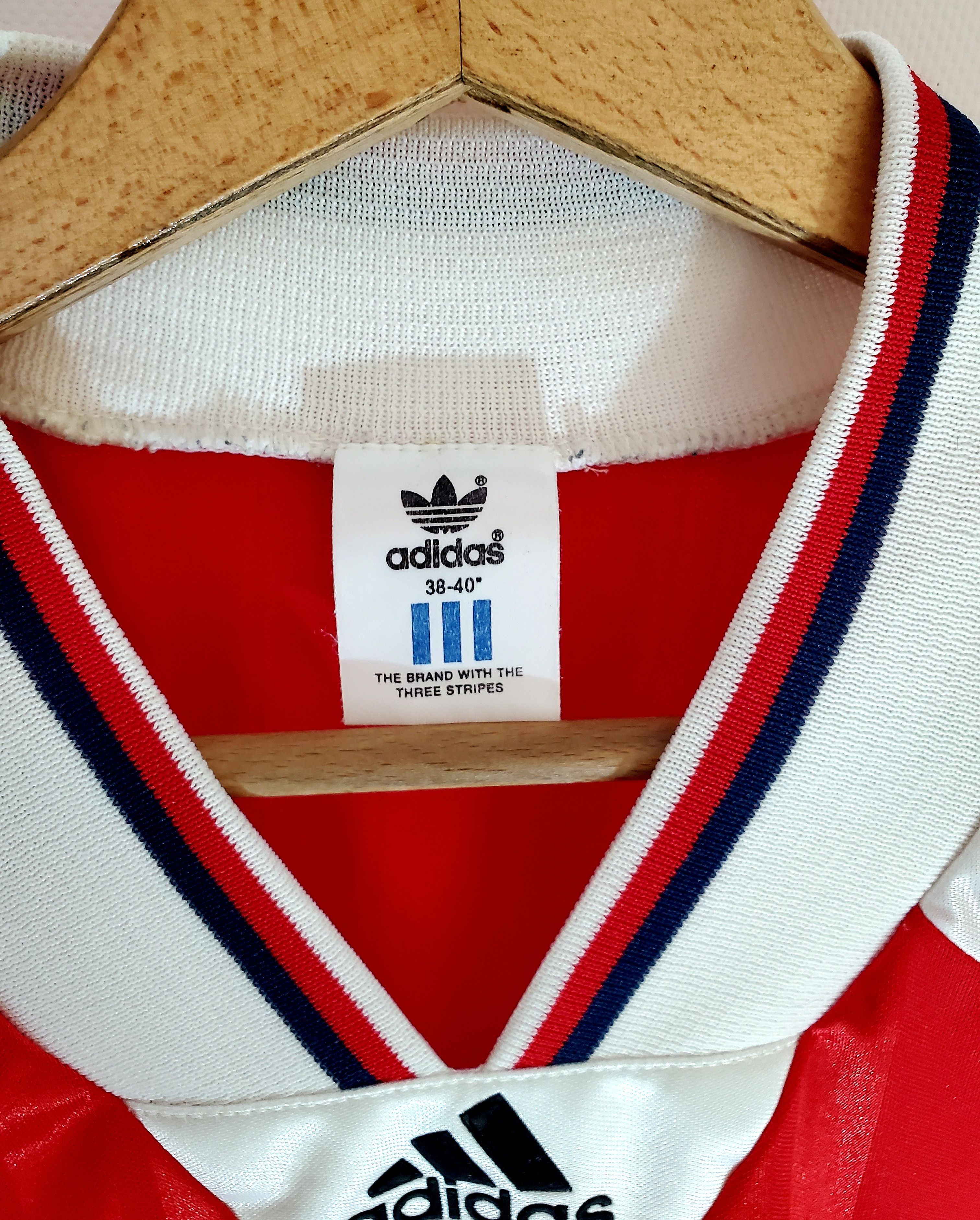 Adidas Authentic 1992-1994 Arsenal Home Football Shirt JVC Adidas M Size US M / EU 48-50 / 2 - 9 Thumbnail