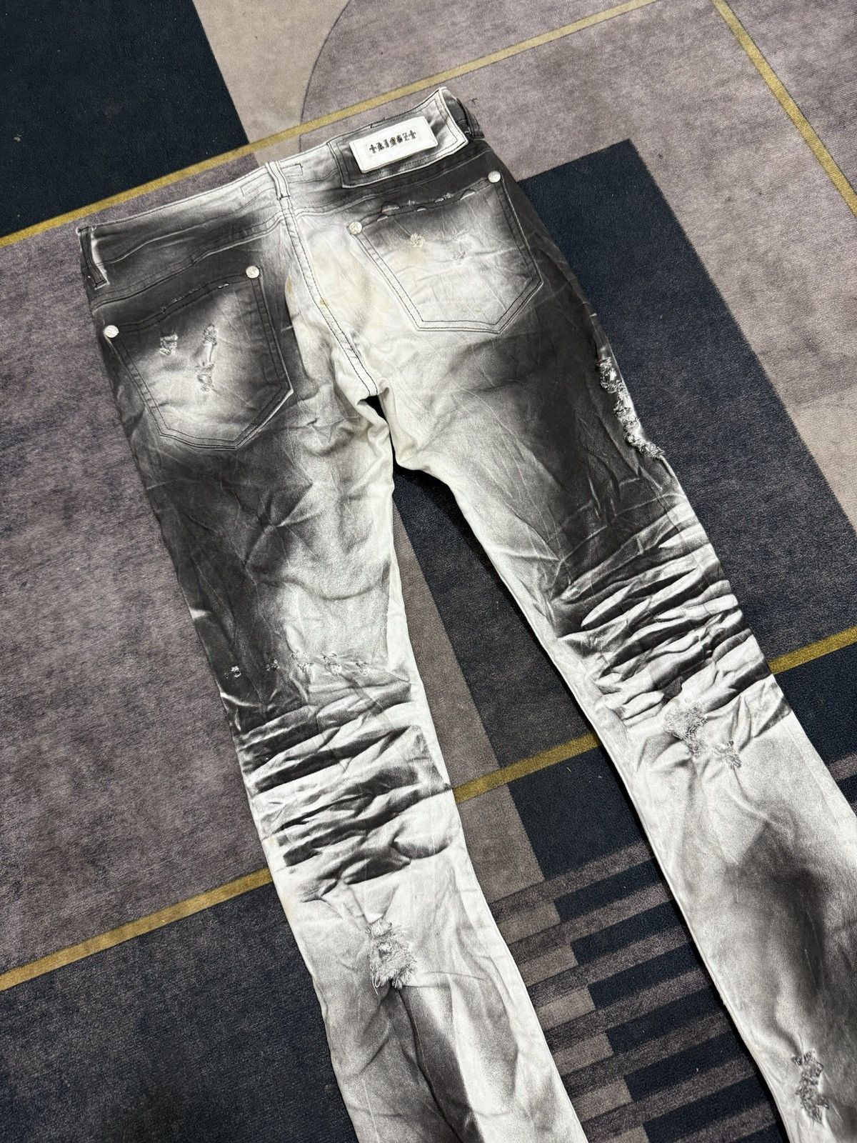 If Six Was Nine KING LIFE TORNADO IFSIX STYLE DENIM PANTS Size US 32 / EU 48 - 4 Thumbnail