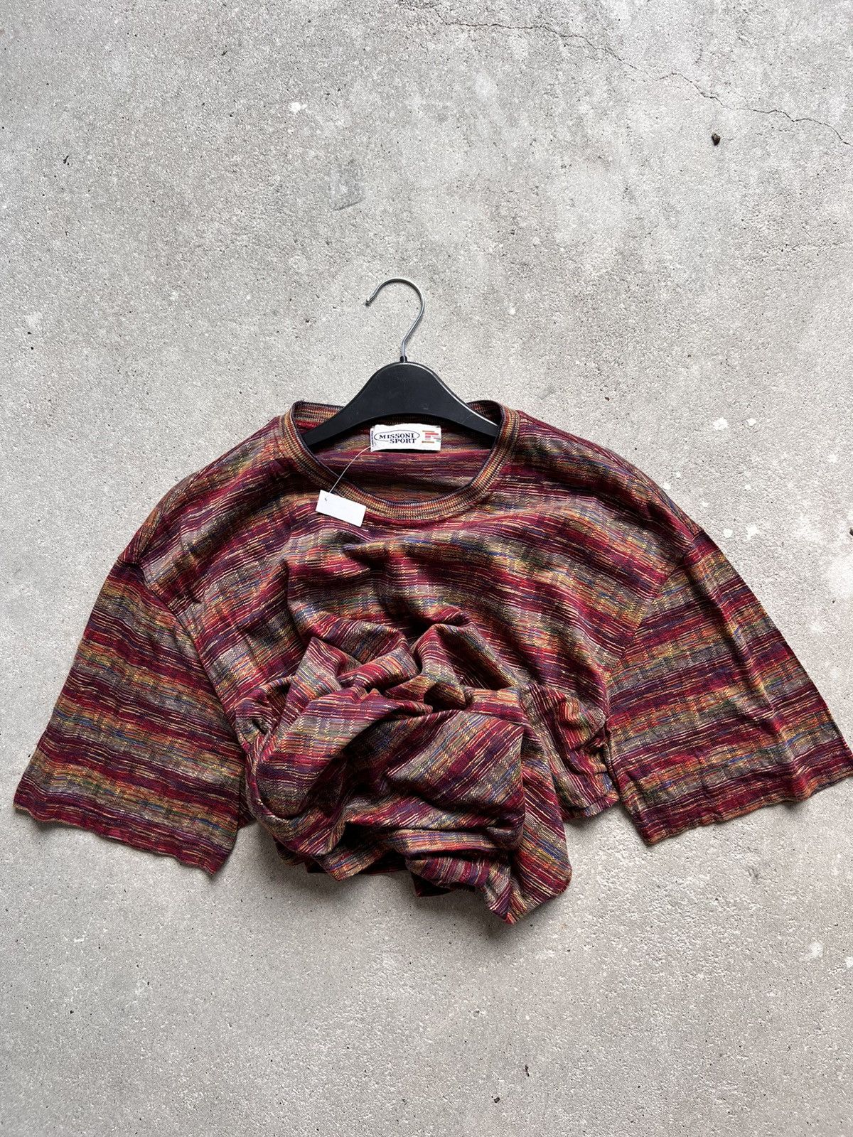 Missoni × Vintage Vintage 80s Missoni Retro T-Shirt Size US M / EU 48-50 / 2 - 2 Thumbnail