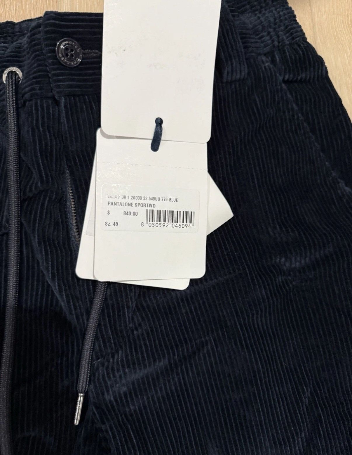 Moncler Moncler Drawstring Stretch Trousers Men’sDark Blue48 IT US M Size US 32 / EU 48 - 7 Thumbnail