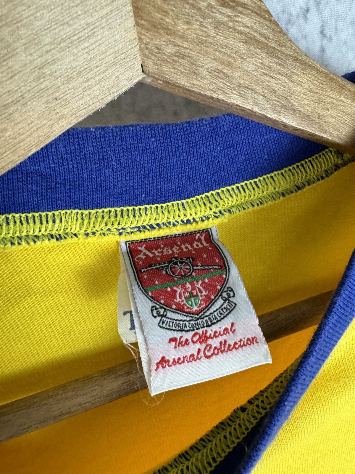 Vintage 1950 Arsenal London Toffs Retro 90s Vintage Soccer Jersey Size US XL / EU 56 / 4 - 4 Thumbnail