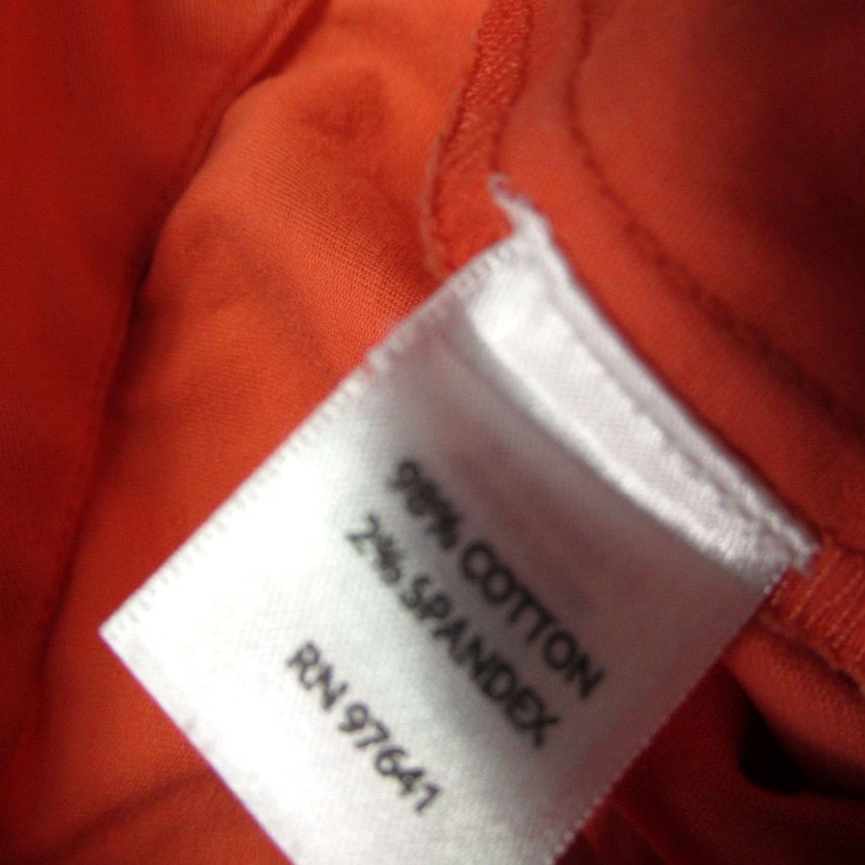 J. Jill J Jill Pants Capri Women 10 Orange Straight Stretch Lightweight Casual Pockets Size 32" / US 10 / IT 46 - 4 Thumbnail