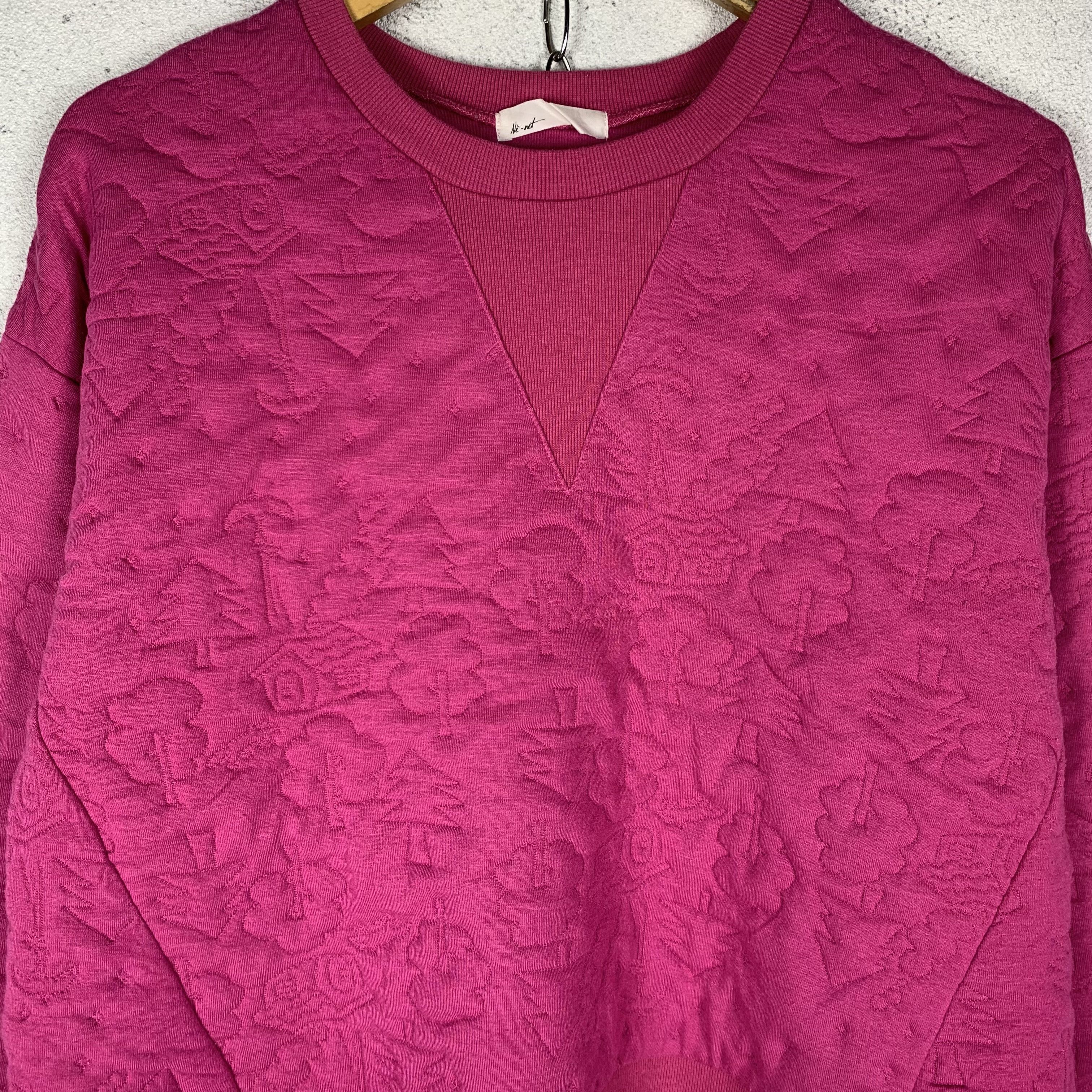 Ne-Net Ne-net Pink Sweater Size M / US 6-8 / IT 42-44 - 3 Thumbnail