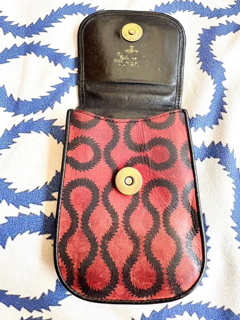 Vivienne Westwood Vivienne Westwood Mid-old red pirate pattern purse Size ONE SIZE - 4 Thumbnail