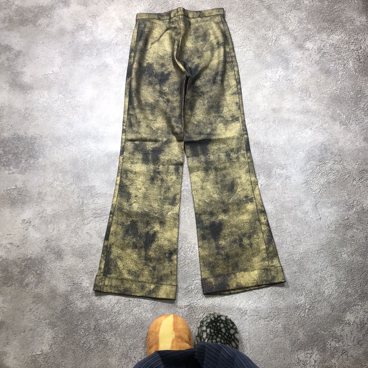 Vintage Vintage Y2K Baggy Cargo Pants Thrashed Camo Streetwear 28 Size 28" / US 6 / IT 42 - 3 Thumbnail
