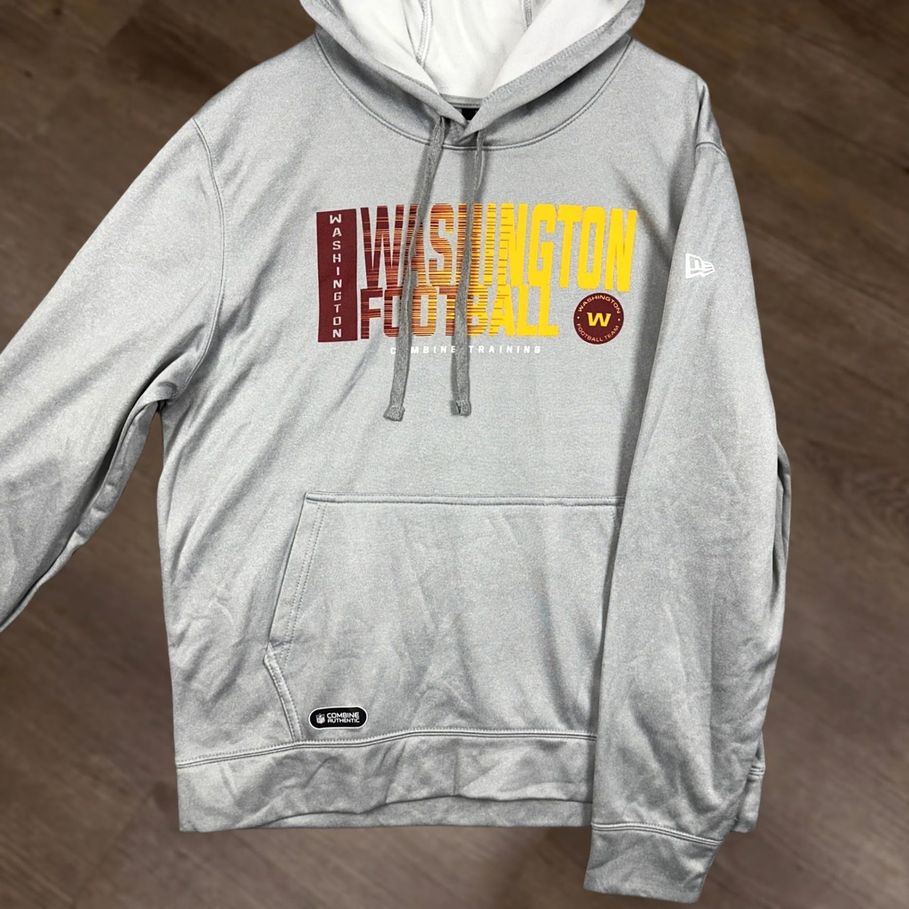 New Era Washington Commanders Mens L Training Hoodie Gray Football NFL New Era EUC Size US L / EU 52-54 / 3 - 1 Thumbnail