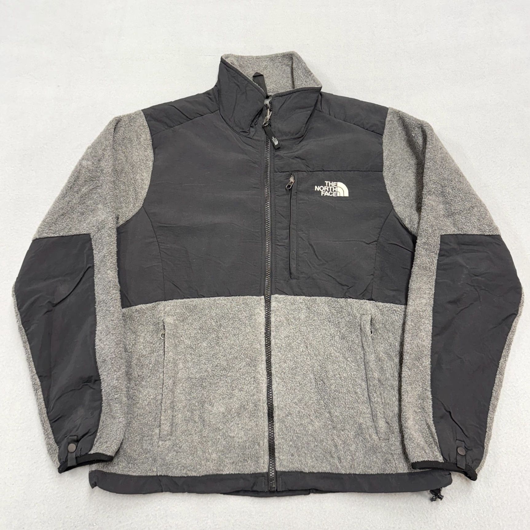 The North Face VINTAGE The North Face Fleece Jacket Womens Medium Gray Black Full Zip Denali Outdoor Size M / US 6-8 / IT 42-44 - 2 Thumbnail