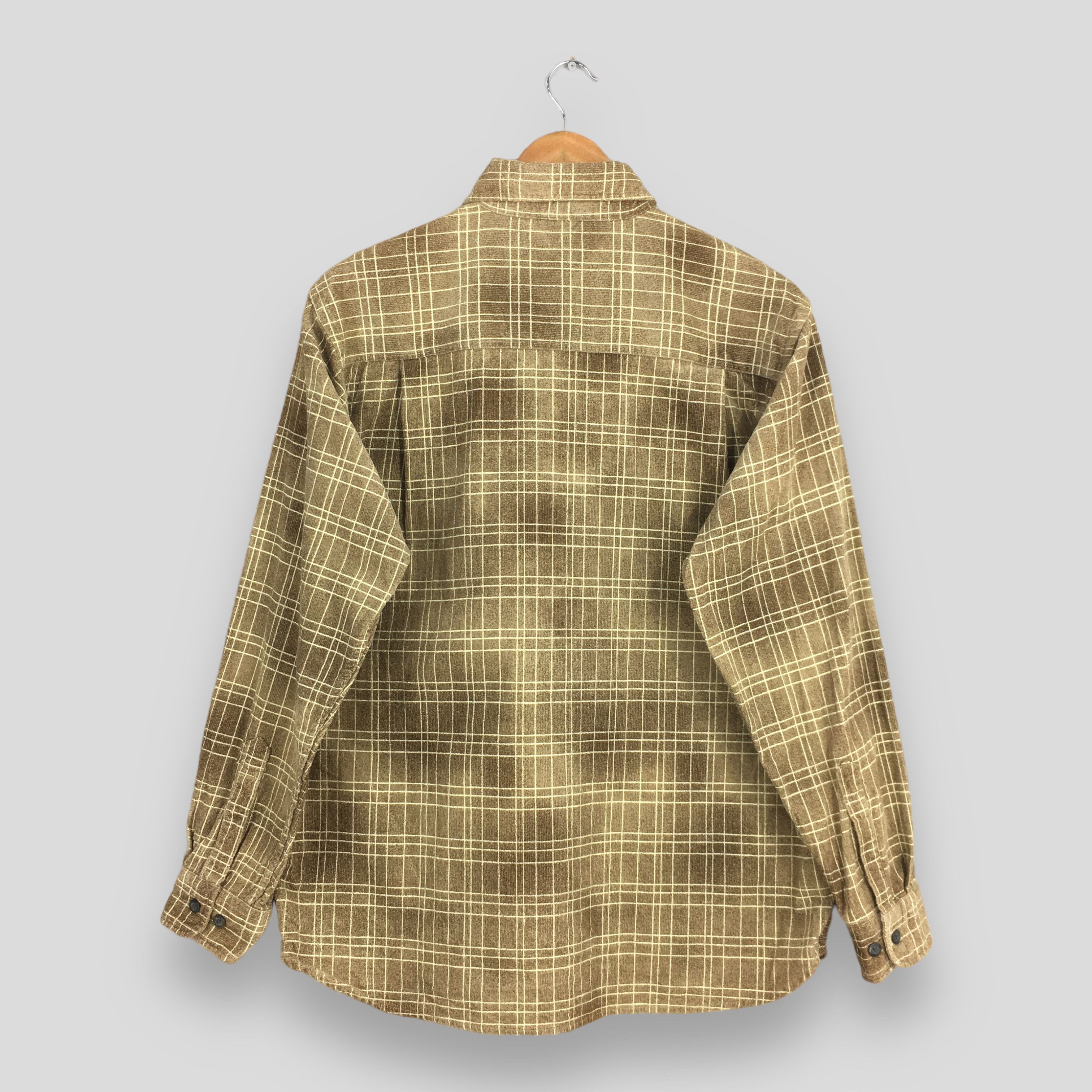 Flannel Vintage 90s Eagle Club Checkered Brown Shirt Flannel Medium Size US M / EU 48-50 / 2 - 7 Thumbnail