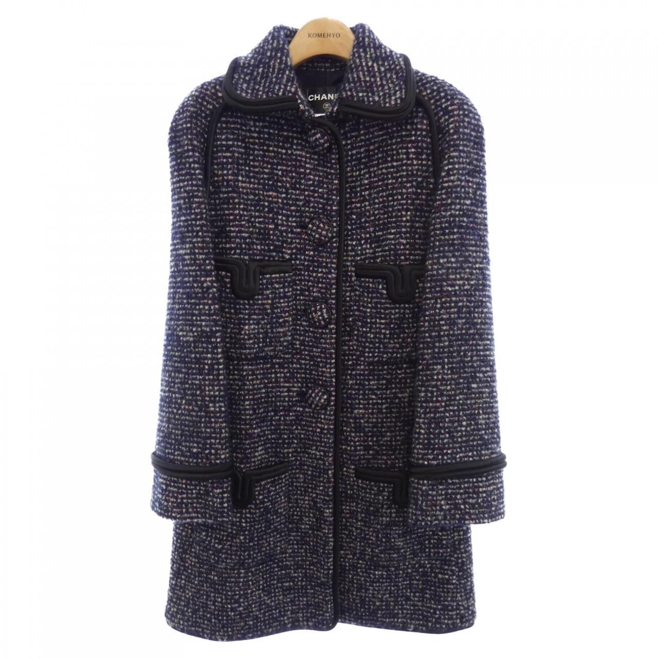 Chanel Chanel Chanel P52270V39100 Cashmere Coat Others Outerwear P52270V39100 DUTY FREE for USA Size ONE SIZE - 1 Thumbnail