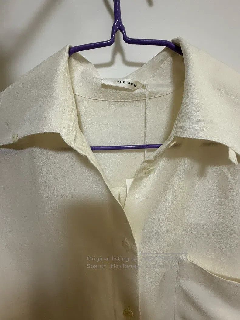 The Row The row size 2 Light Rice White Silk Shirt Size M / US 6-8 / IT 42-44 - 3 Thumbnail
