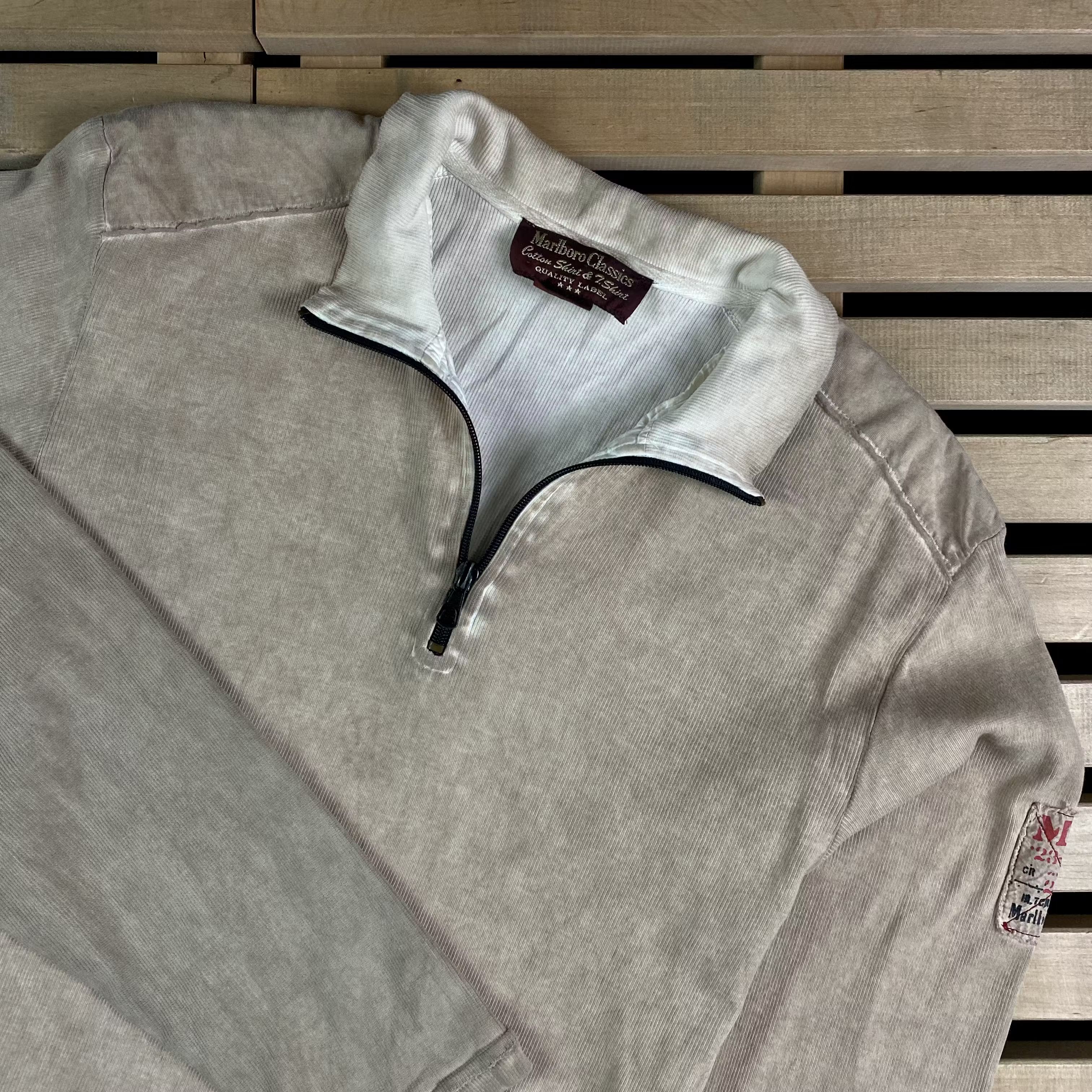 Marlboro × Vintage Men’s Sweatshirt Pullover 1/3 Zip Marlboro Vintage Size XL Size US XL / EU 56 / 4 - 2 Thumbnail