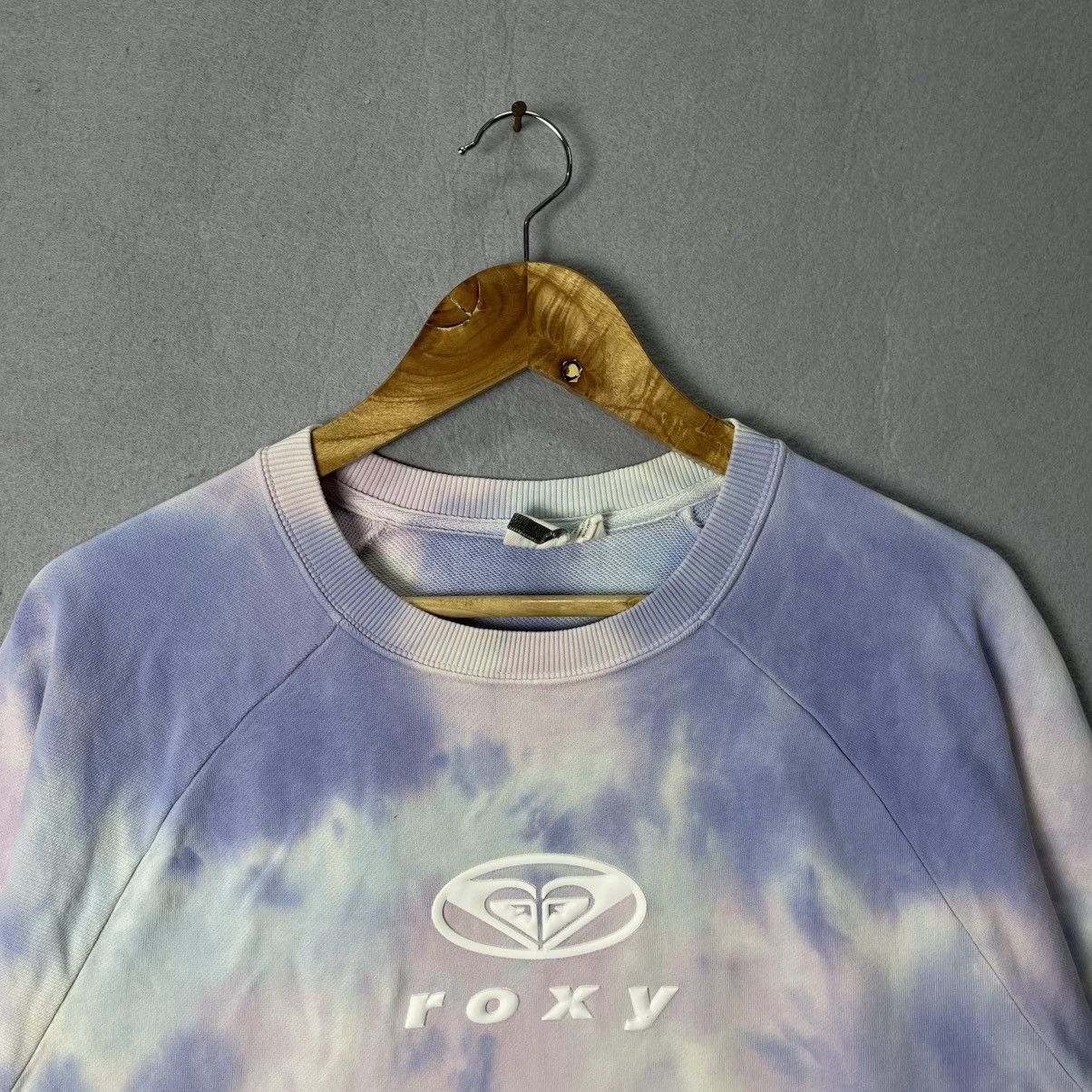 Quiksilver Vintage Roxy Tie-Dye Logo Crewneck Sweatshirt Size US M / EU 48-50 / 2 - 2 Thumbnail