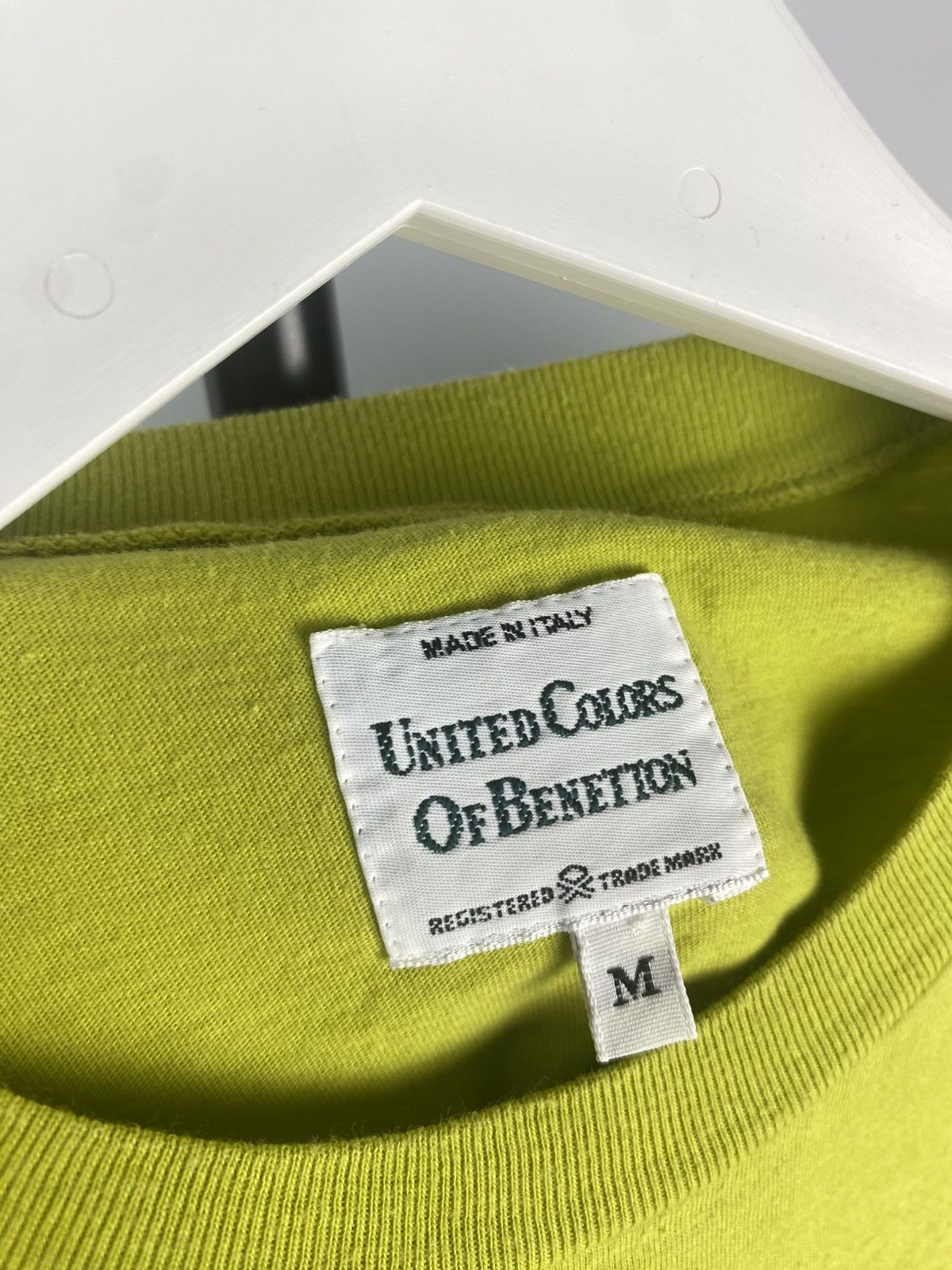 Benetton × Vintage BENETTON T-Shirt Vintage 90s Embroidery Logo Size US S / EU 44-46 / 1 - 4 Thumbnail